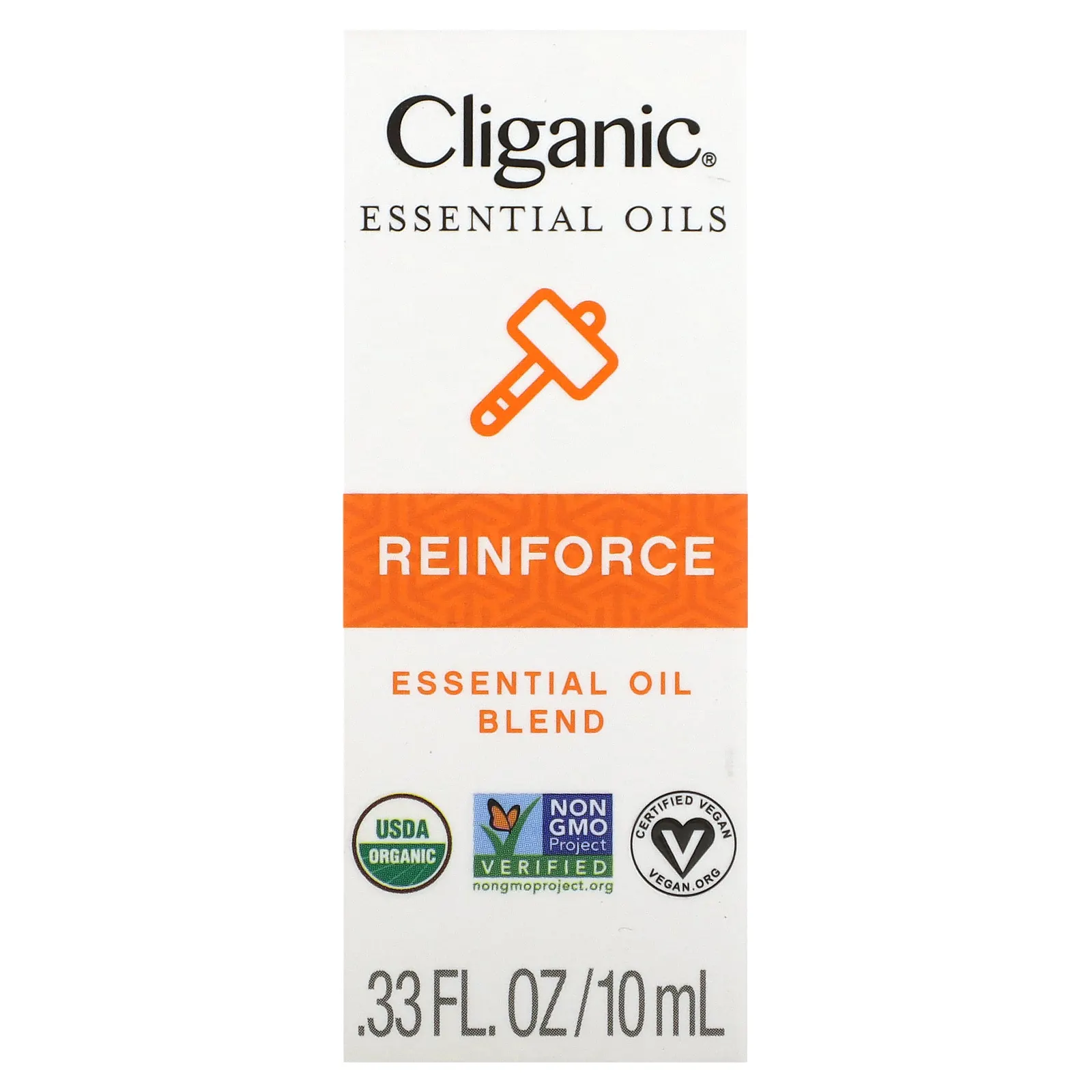 Cliganic, Смесь эфирных масел, Reinforce, 10 мл (0,33 жидк. Унции)