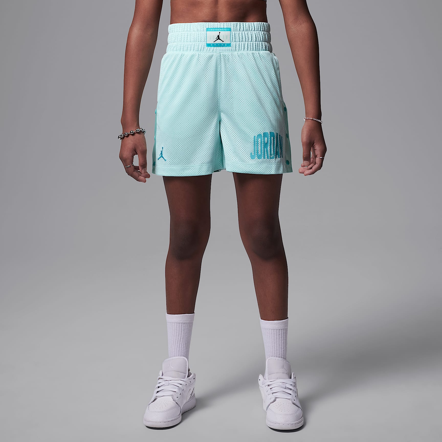 Jordan Dri-FIT Training Camp Big Kids' Jumpman Mesh Shorts