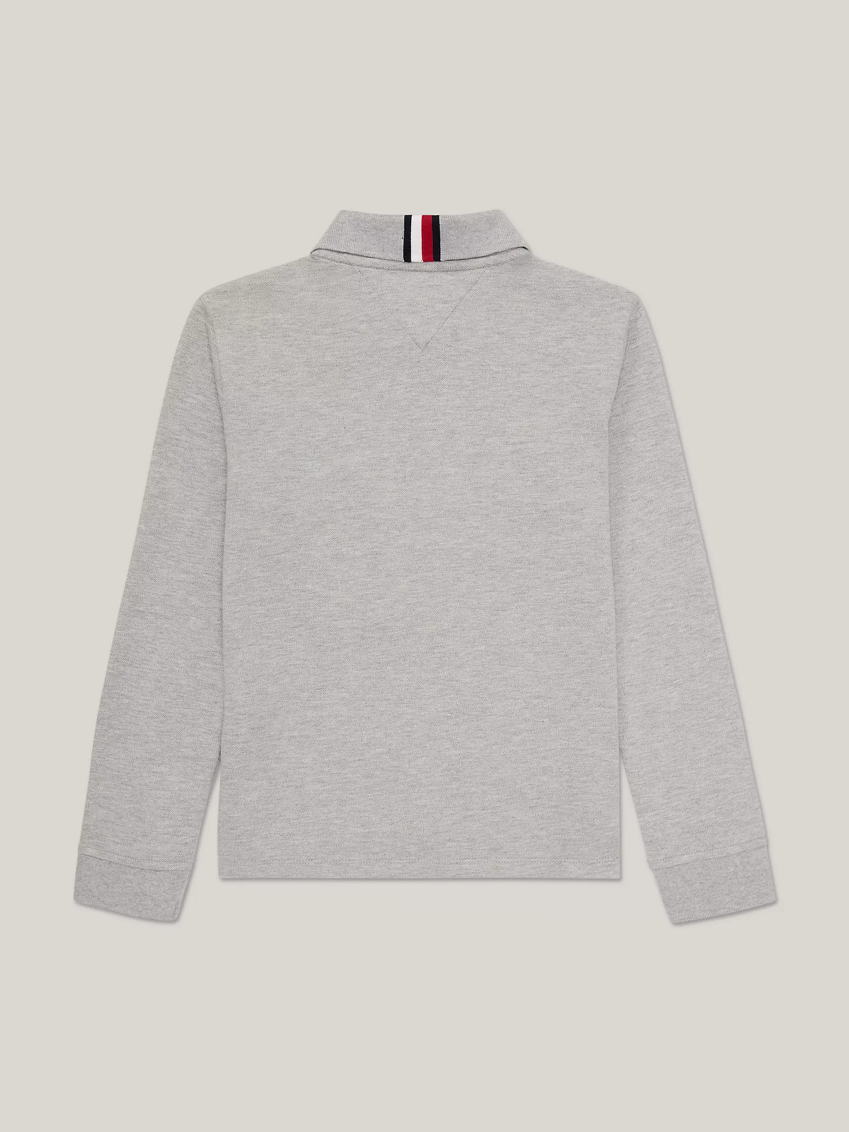 Рубашка-поло для мальчиков Tommy Hilfiger, Детское поло с длинным рукавом в стиле colorblock