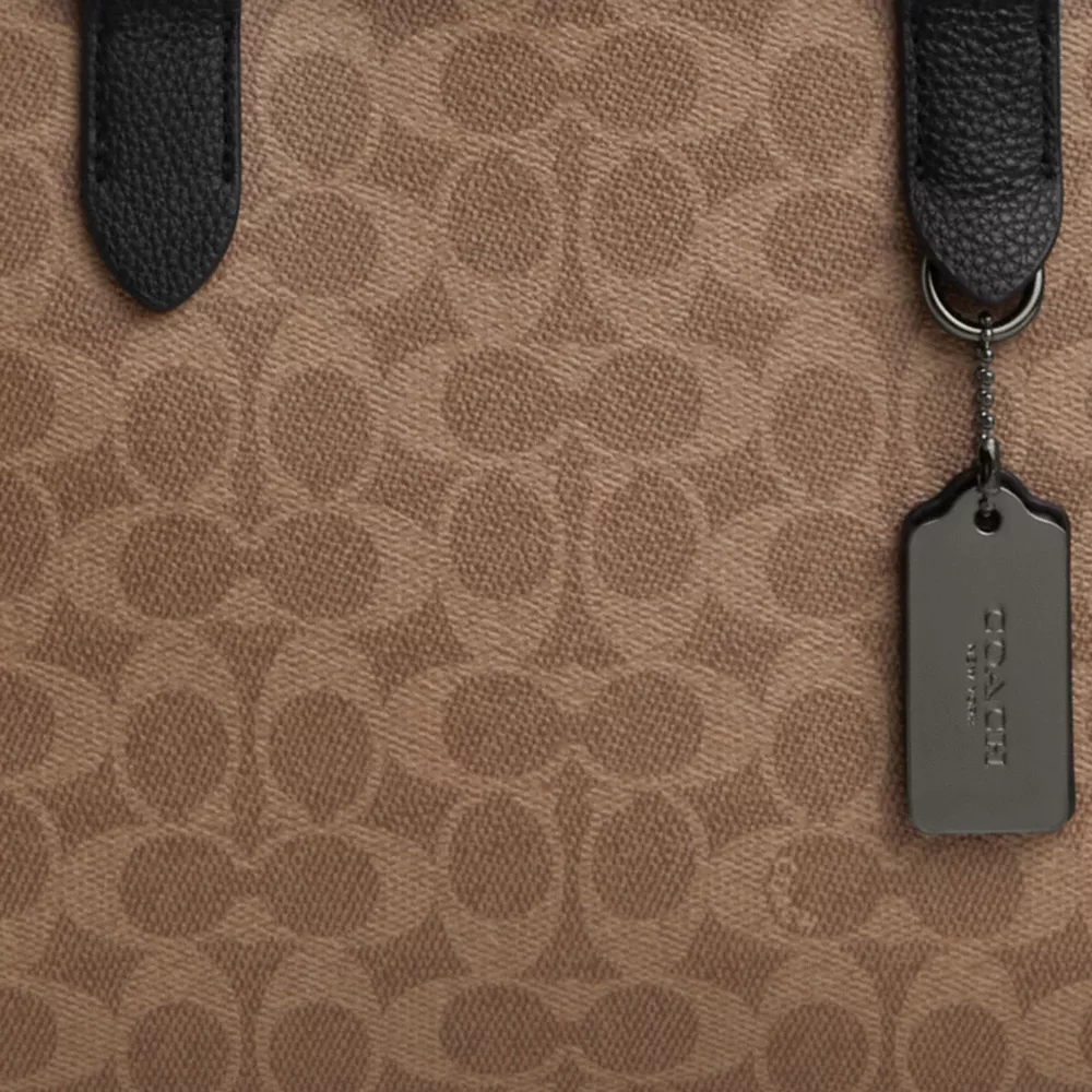 Сумка COACH Sullivan Portfolio Brief In Signature Canvas