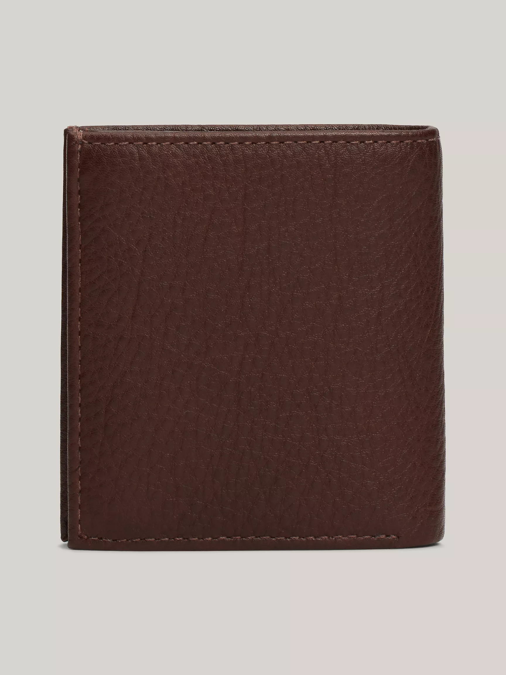 Мужской кошелек Tommy Hilfiger, Премиальный кожаный трехсекционный кошелек Tommy