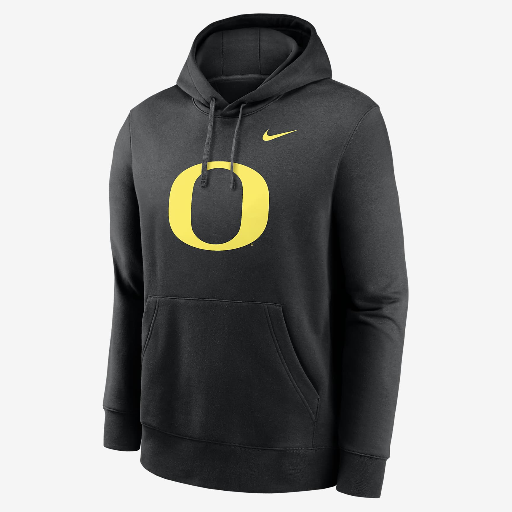 Oregon Ducks Primetime Evergreen Club Primary Logo Men's Nike College Pullover Hoodie