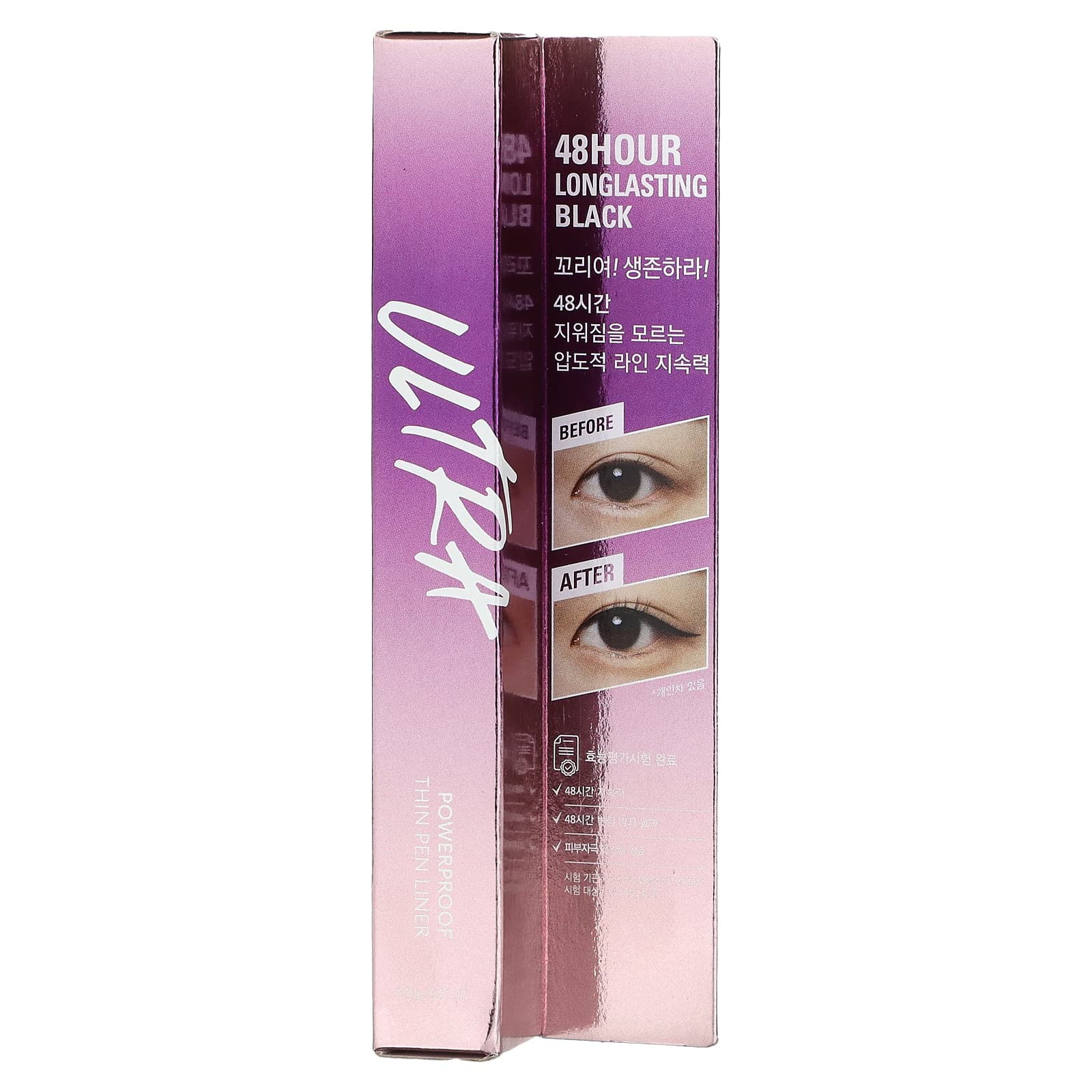 Missha, PowerProof Thin Pen Liner, черный, 0,4 г (0,01 унции)