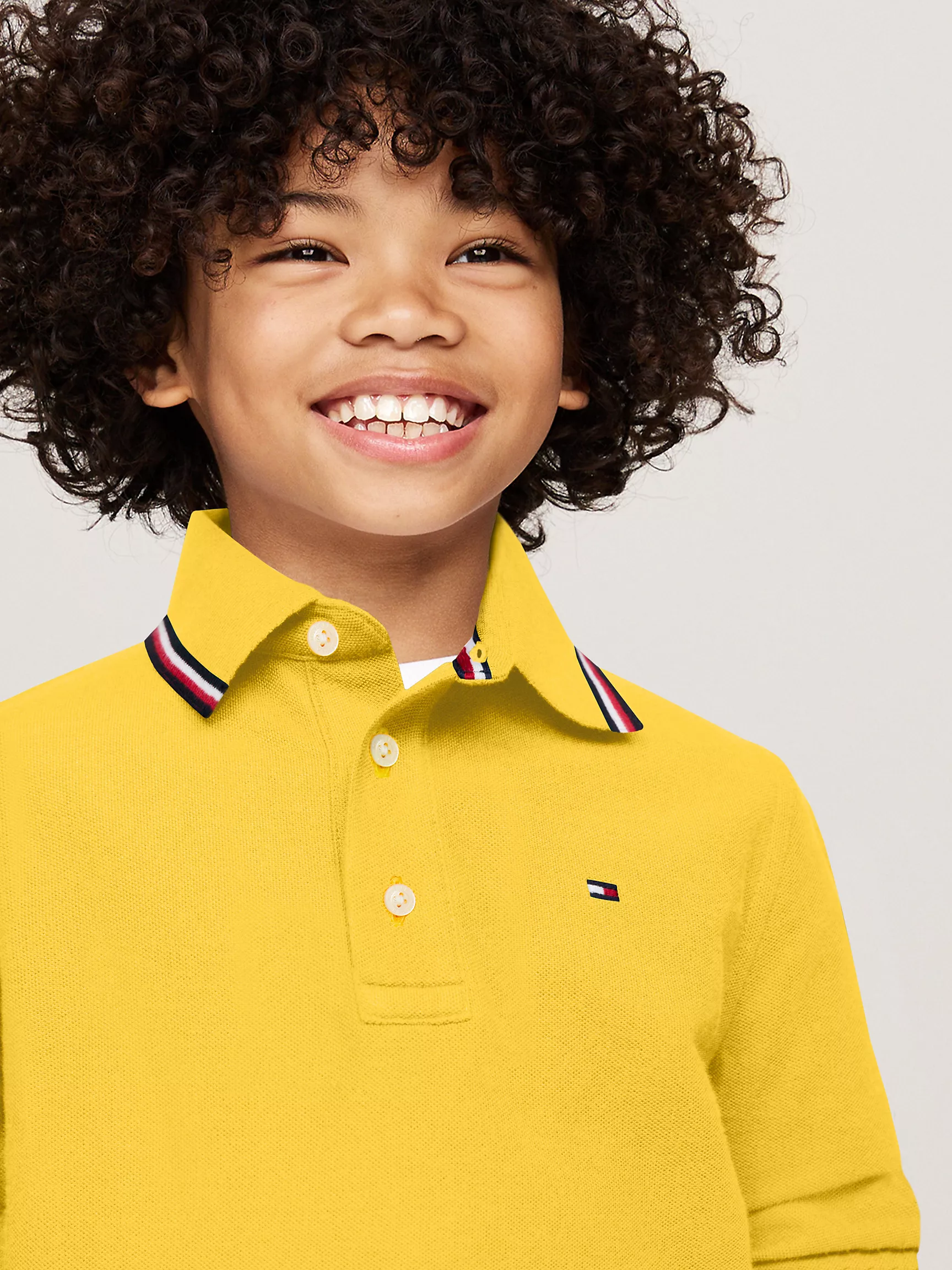 Рубашка-поло для мальчиков Tommy Hilfiger, Детское поло с длинным рукавом и влагоотводящей технологией Tommy