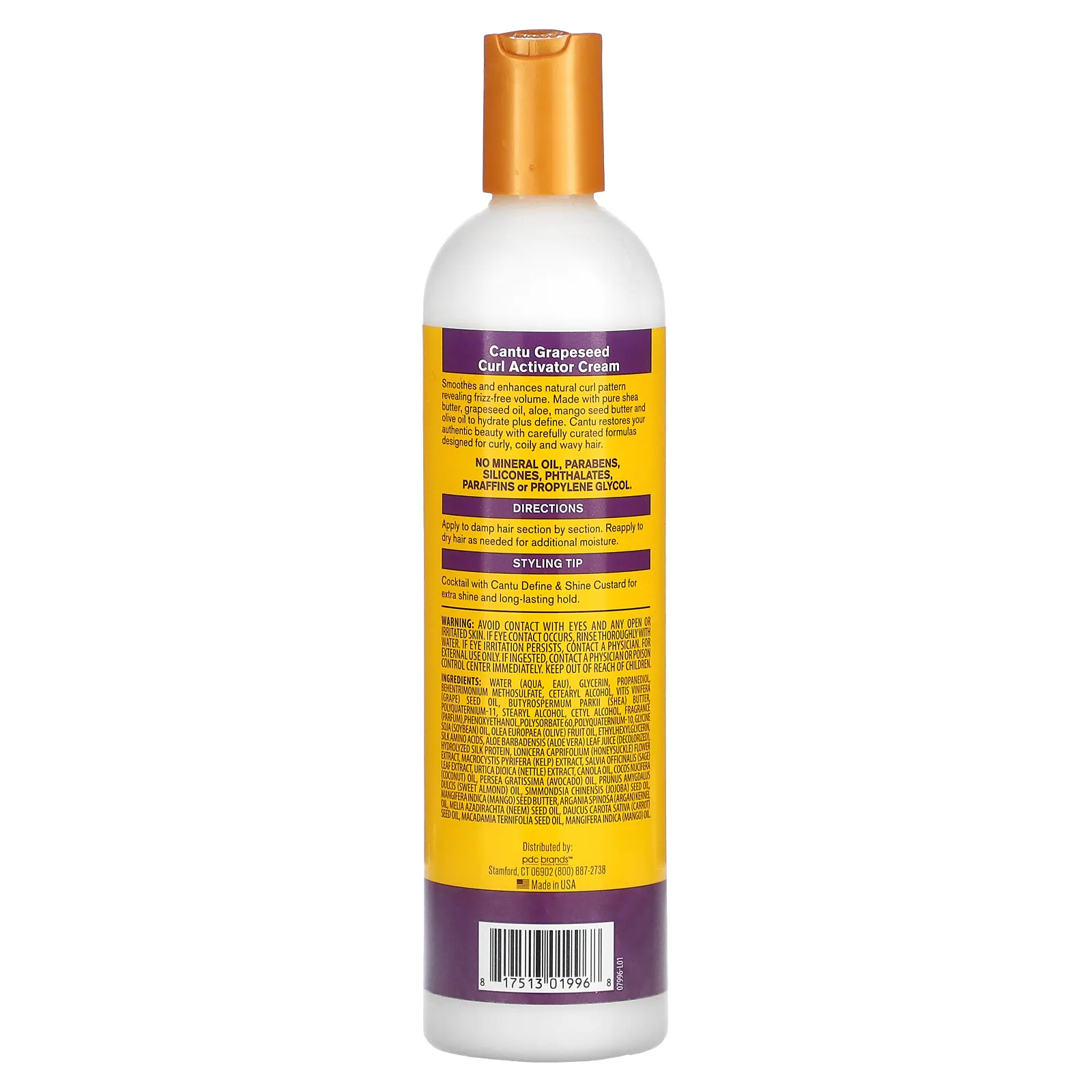 Cantu, Укрепляющий активатор локонов из виноградных косточек, 355 мл (12 жидк. Унций)