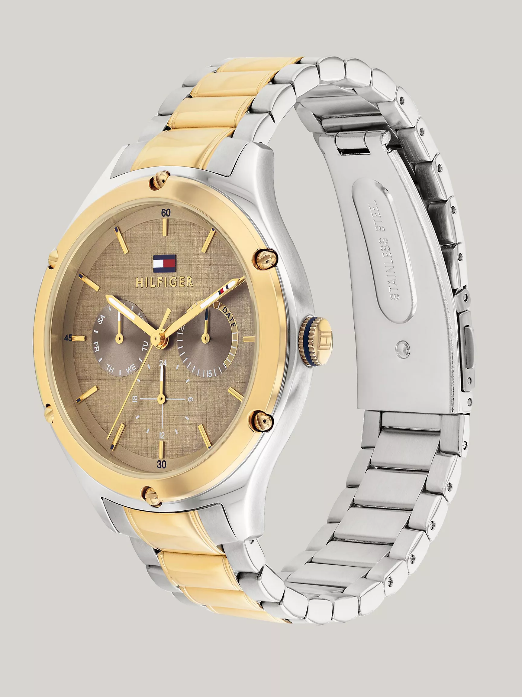 Женские часы Tommy Hilfiger, Спортивные часы с двухцветным браслетом