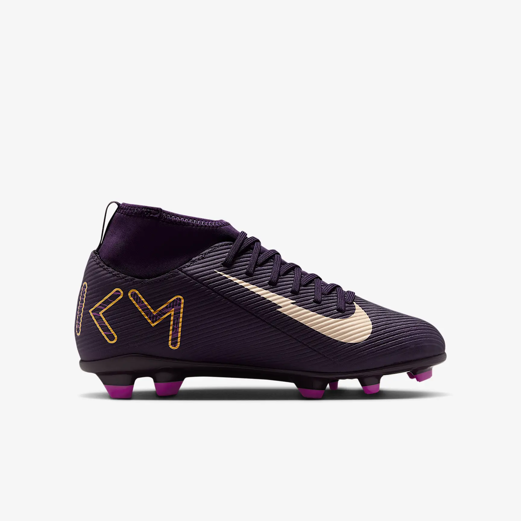 Nike Jr. Mercurial Superfly 10 Club "Kylian Mbappé" Little/Big Kids' MG High-Top Soccer Cleats