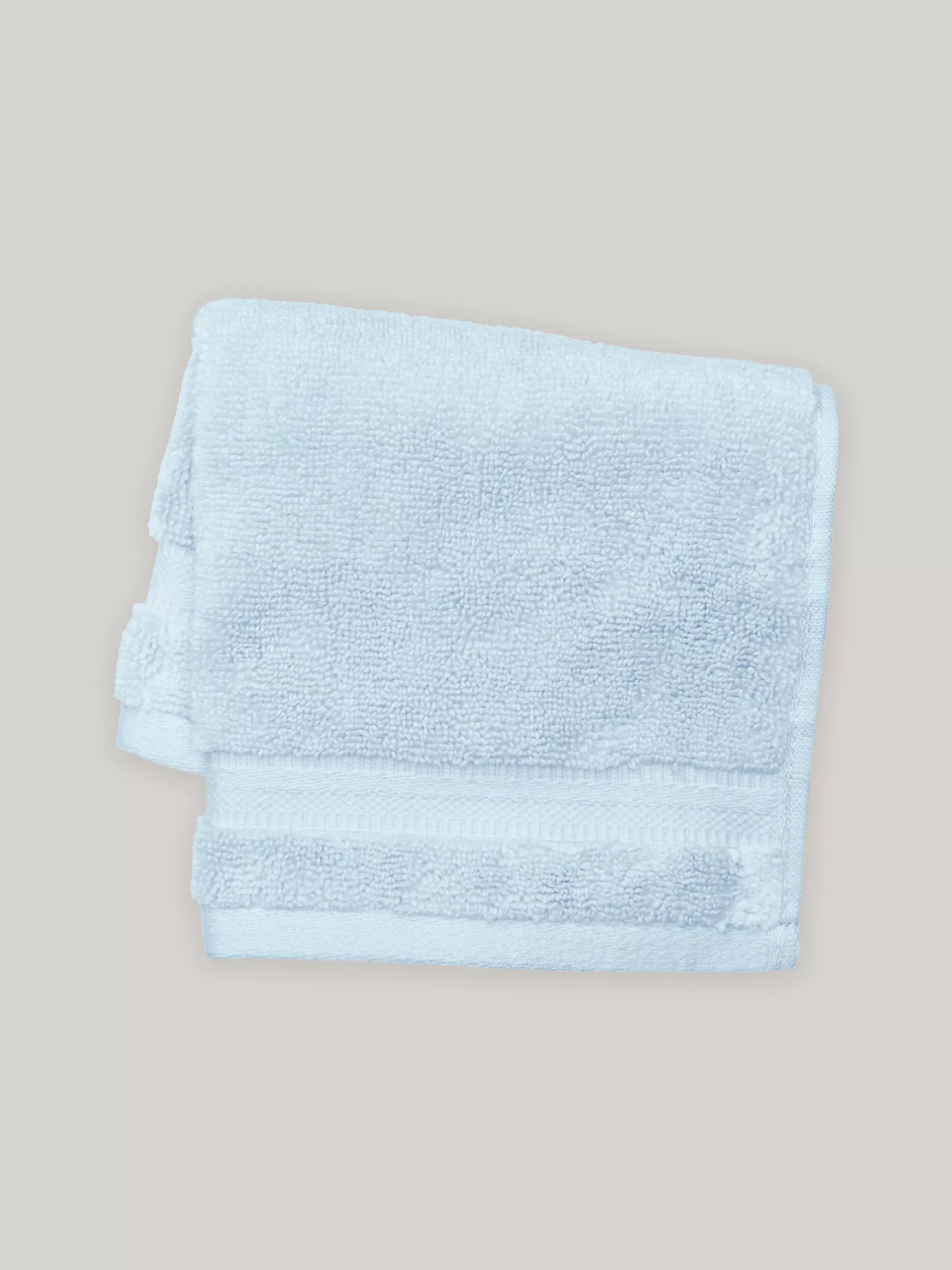 Мочалка Томми Хилфигер, Однотонная салфетка для умывания цвета "кашемировый синий"