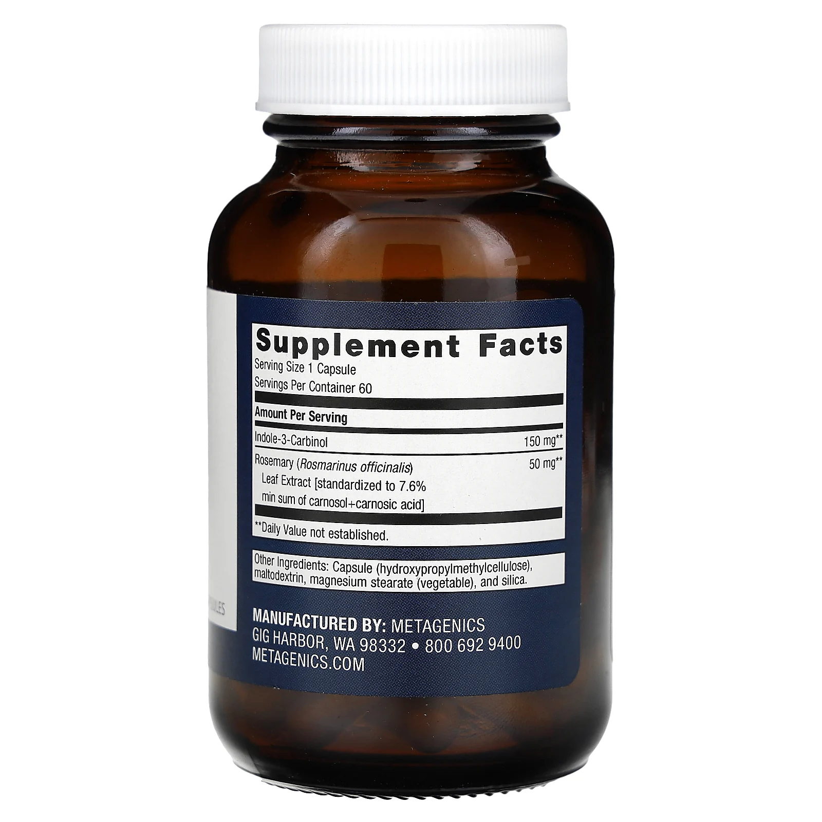 Metagenics, Meta I 3 C, 60 капсул