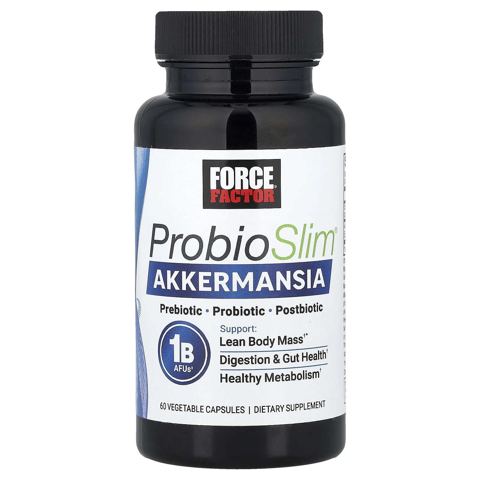 Force Factor, ProbioSlim® Akkermansia, 60 растительных капсул
