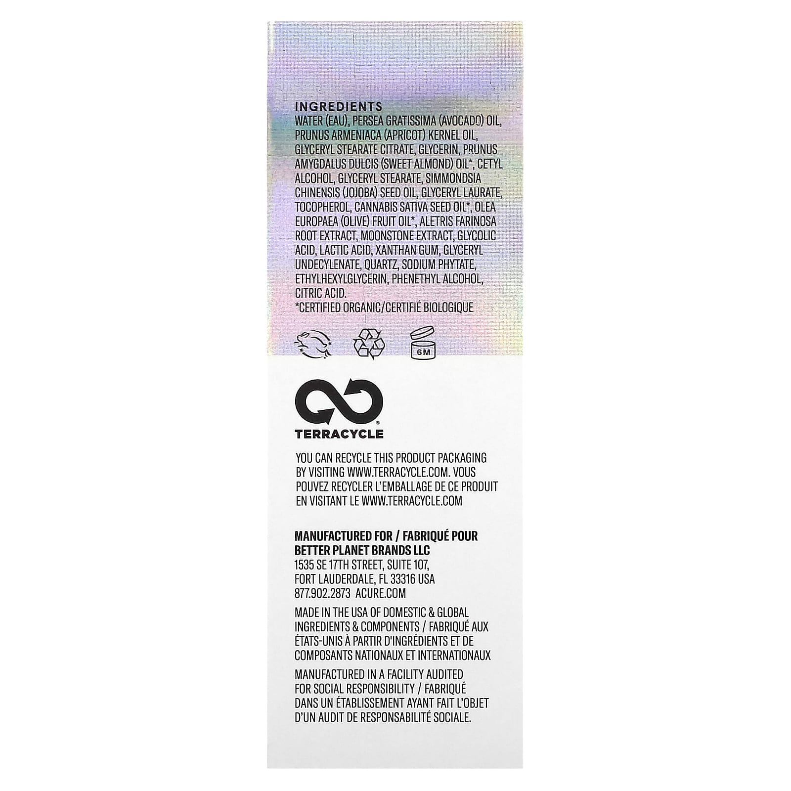 ACURE, Resurfacing, ночная обработка гликолем, 30 мл (1 жидк. Унция)