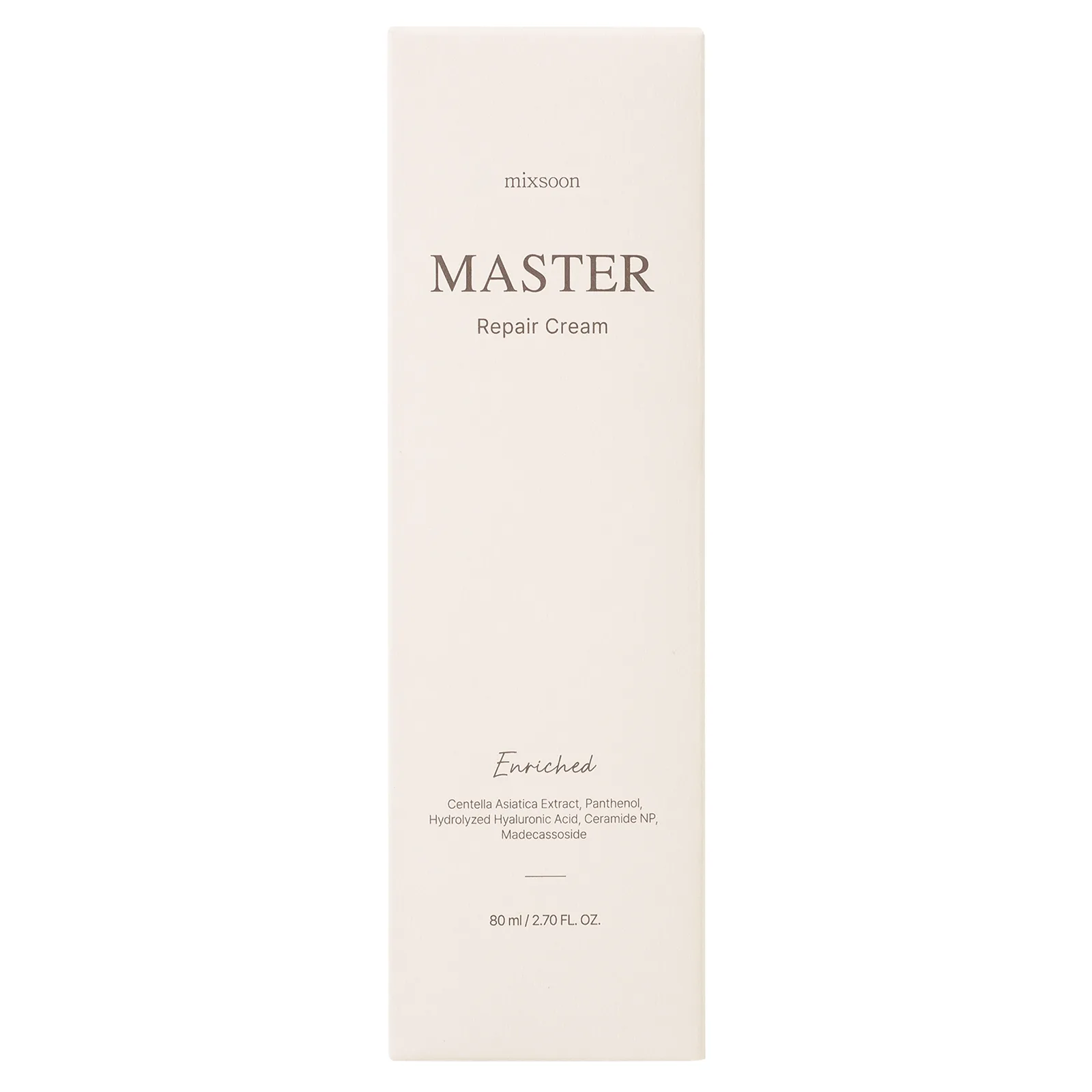 Mixsoon, Master Repair Cream, обогащенный, 80 мл (2,70 жидк. Унции)