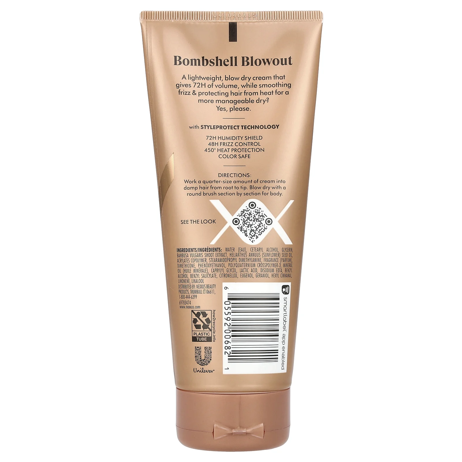 Nexxus, Крем для укладки волос феном для укладки волос, 177 мл (6 жидк. Унций)