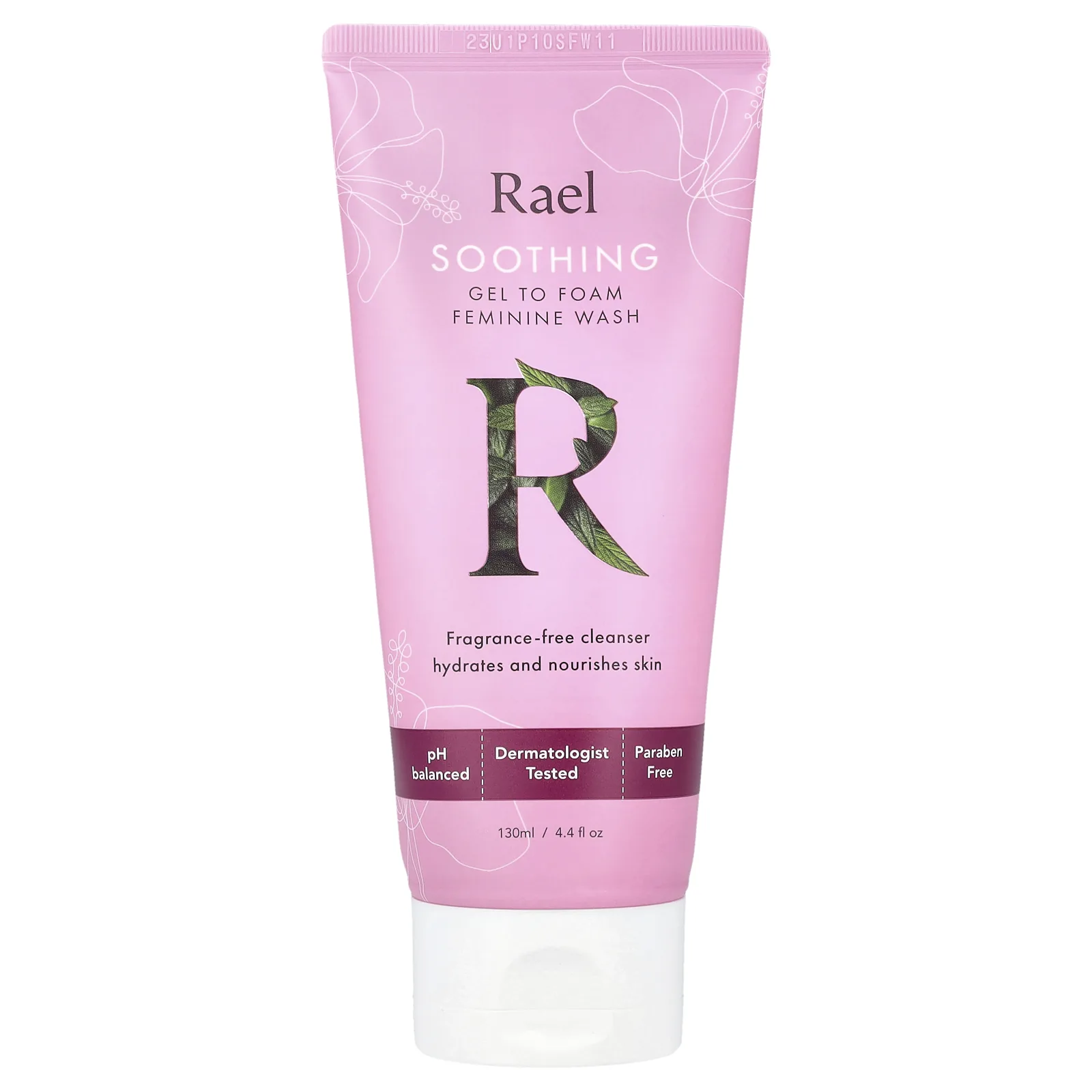 Rael, Soothing Gel To Foam Feminine Wash, без отдушек, 130 мл (4,4 жидк. Унции)