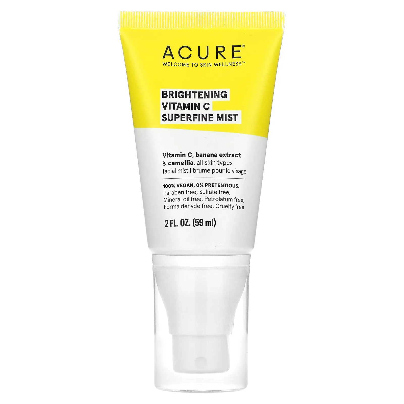 ACURE, Осветляющий сверхтонкий спрей с витамином C, 59 мл (2 жидк. Унции)