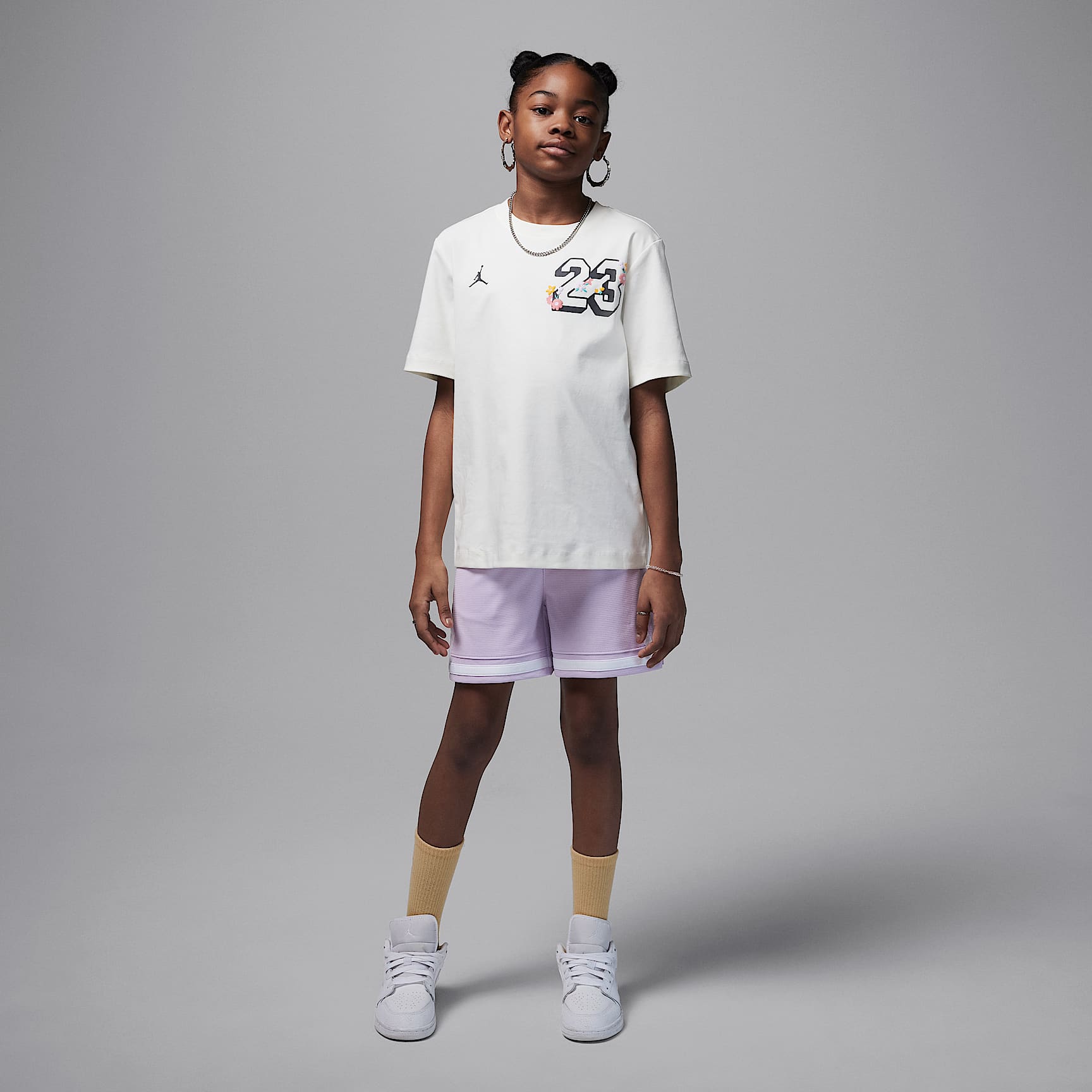 Jordan Big Kids' Summer Bloom Oversized T-Shirt