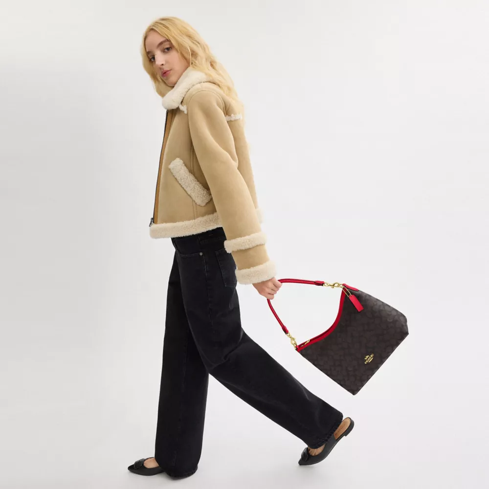 Сумка COACH Laurel Shoulder Bag In Signature Canvas