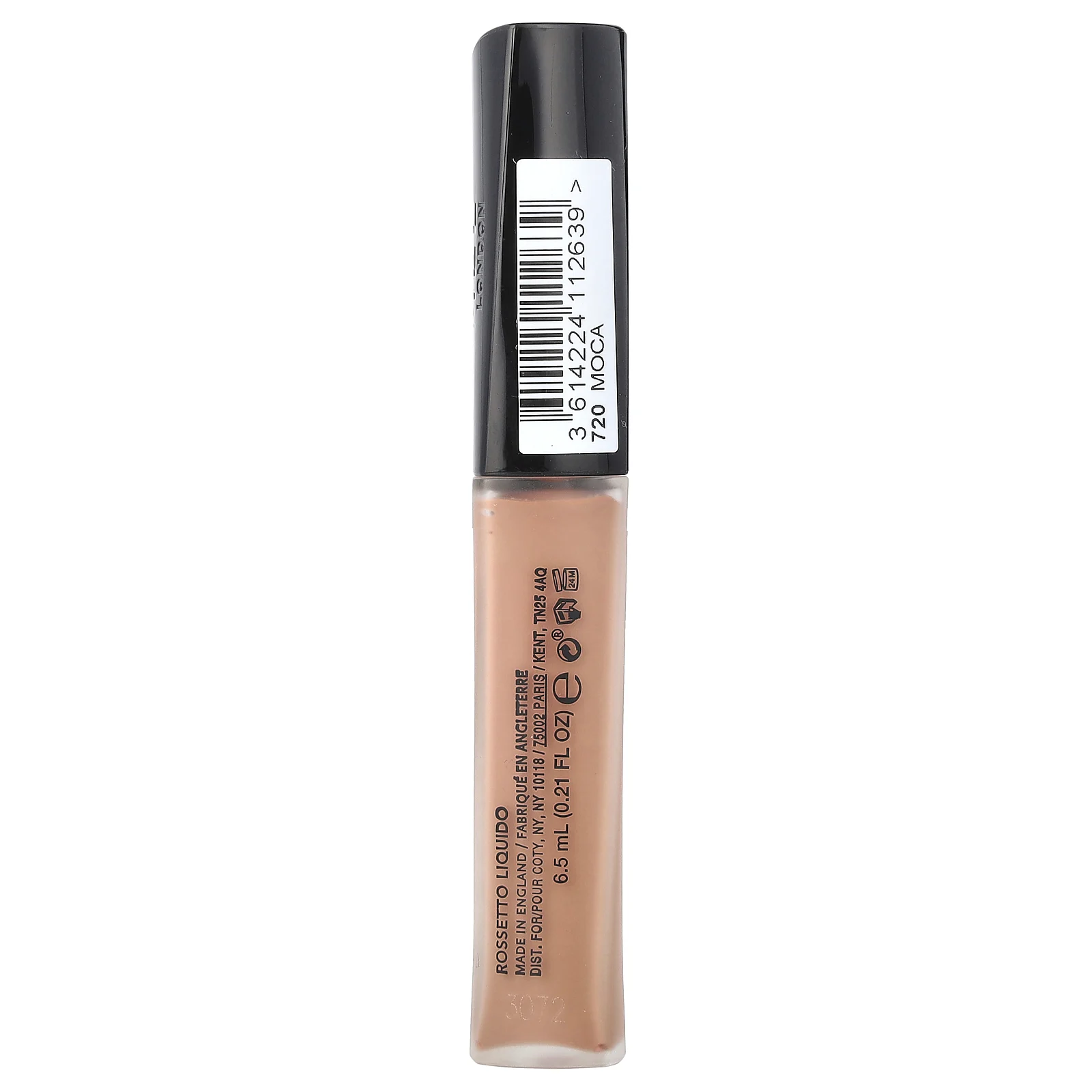 Rimmel London, Stay Matte, Liquid Lip Color, 720 Moca, 0.21 fl oz (6.5 ml)