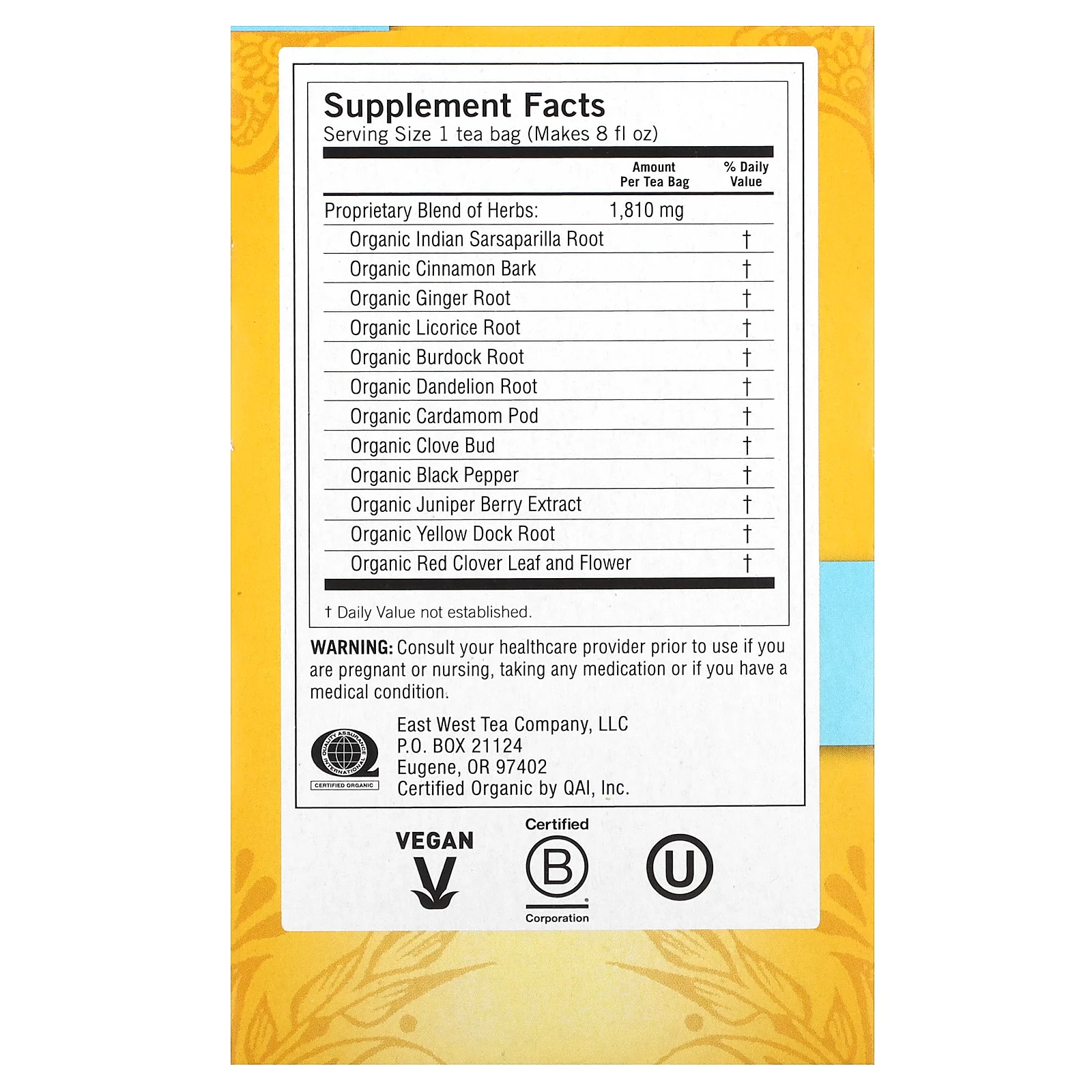 Yogi Tea, Detox, без кофеина, 16 чайных пакетиков, 29 г (1,02 унции)