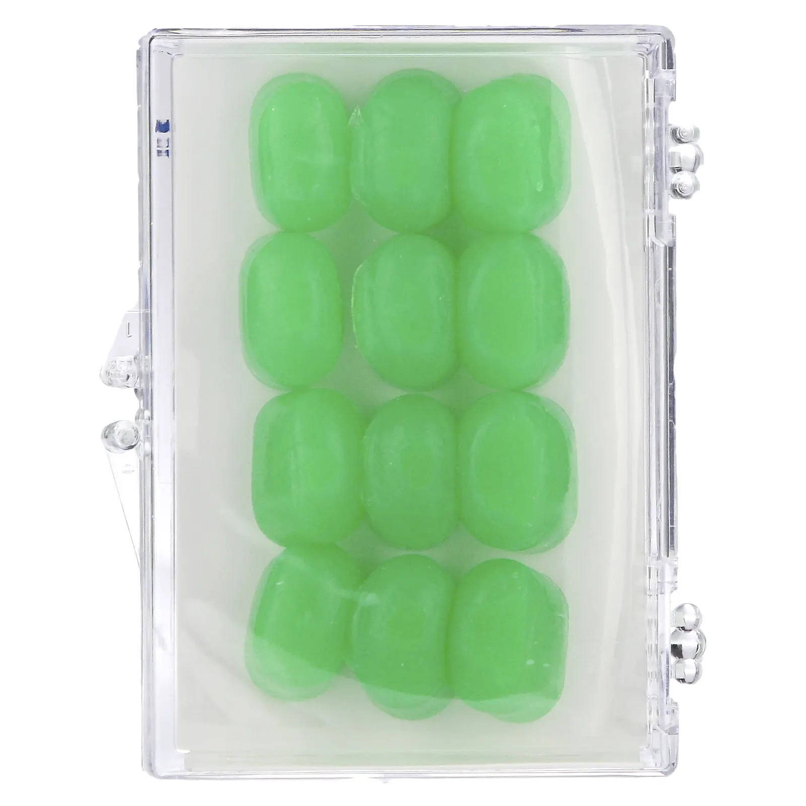 Ezy Dose, Pro-Techs, Seal-Rite, силиконовые беруши, зеленый, 6 пар и футляр