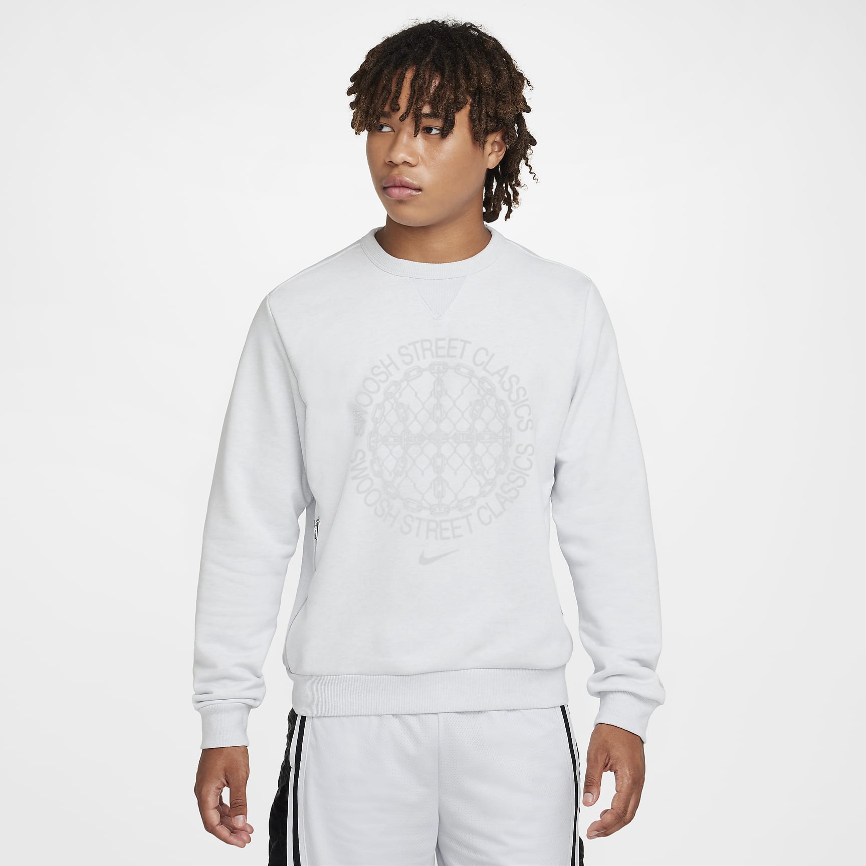 Nike Standard Issue Men's Dri-FIT Basketball Crew-Neck Sweatshirt