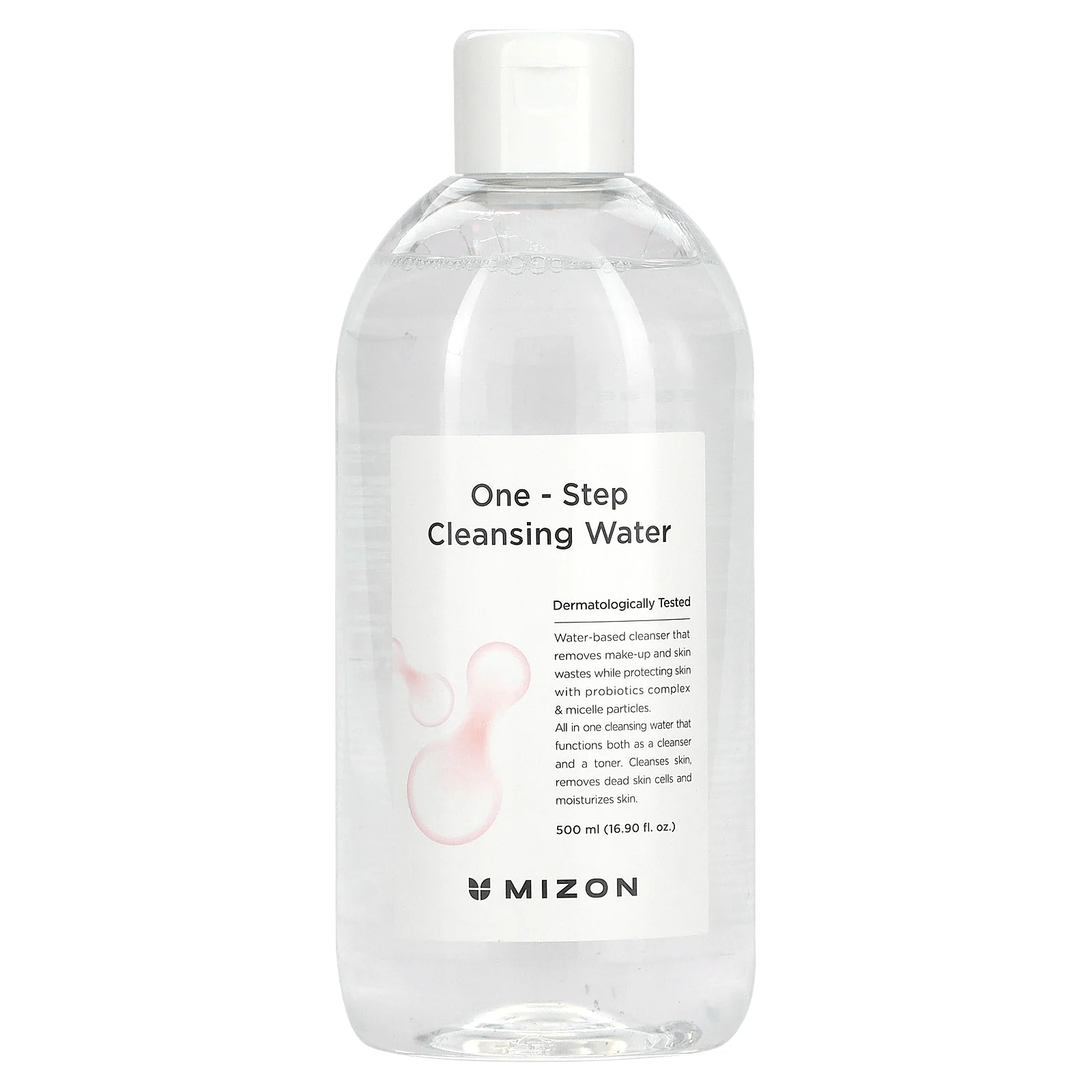 Mizon, One- Step очищающая вода, 500 мл (16,9 жидк. унции)