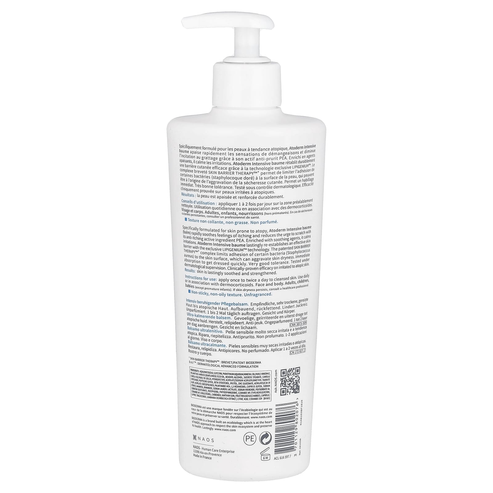 Bioderma, Atoderm, ультра-успокаивающий бальзам, 500 мл (16,7 жидк. Унции)