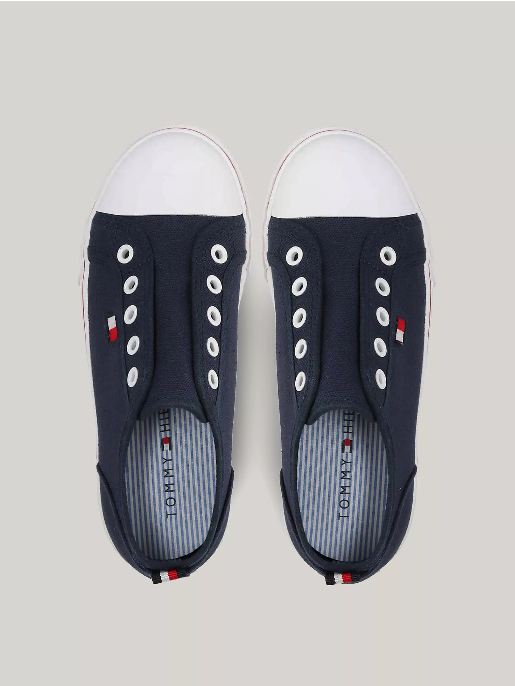 Кроссовки Tommy Hilfiger для мальчиков и девочек, Детские кеды без шнурков