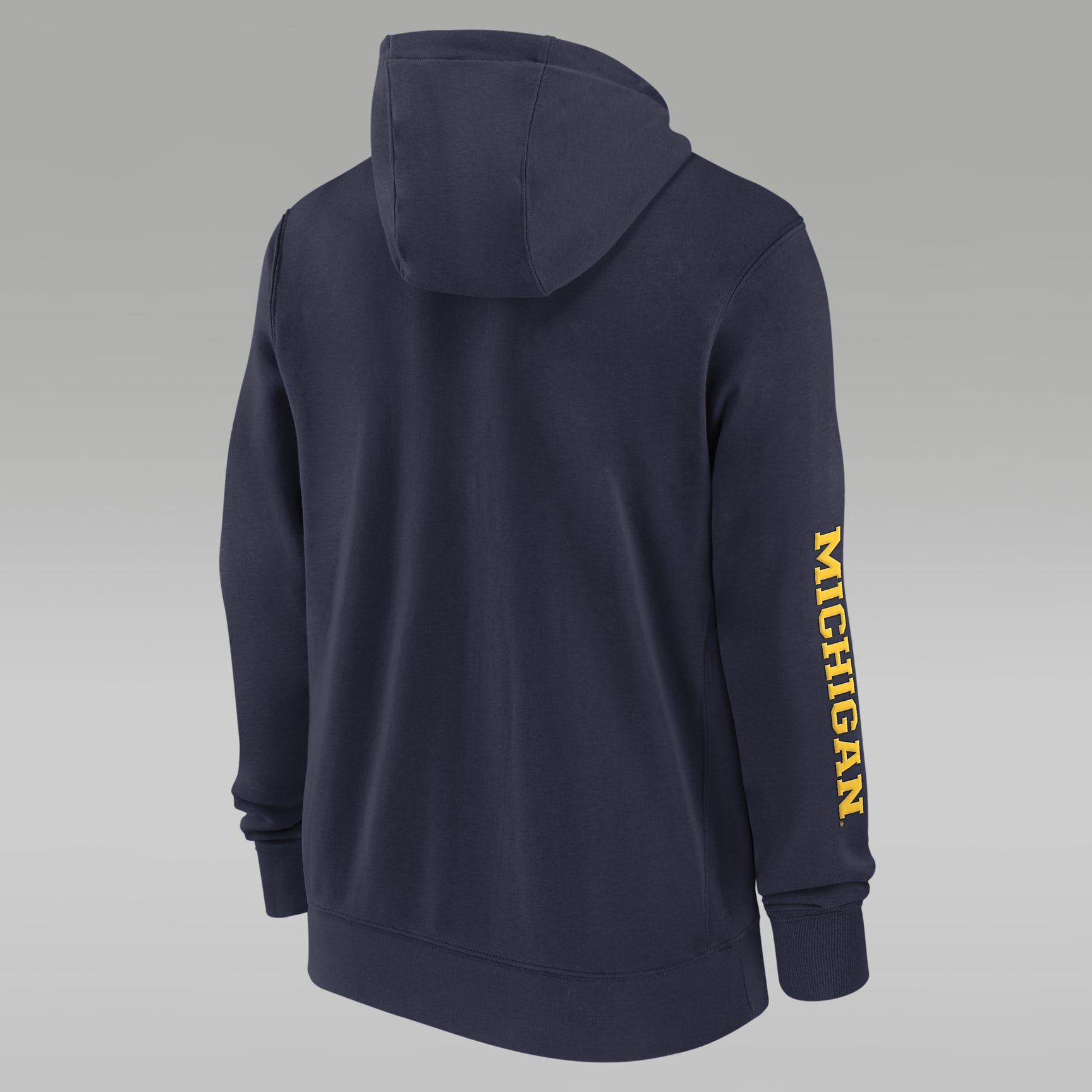 Michigan Wolverines Sideline Team Issue Men's Jordan College Full-Zip Hoodie