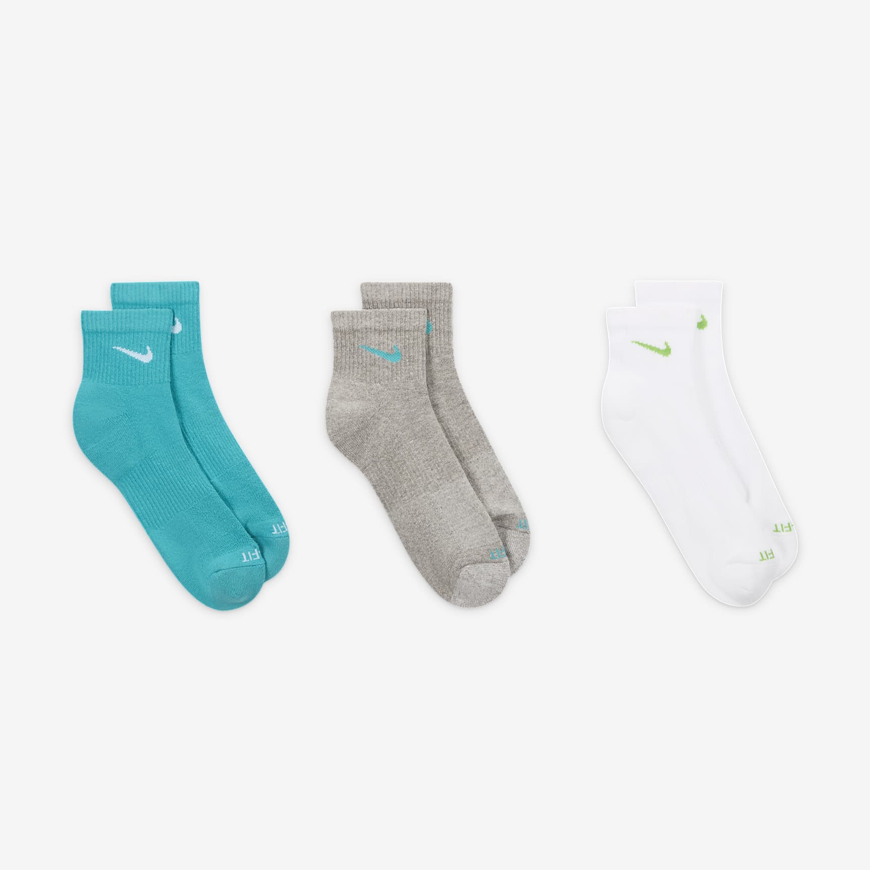 Nike Everyday Plus Cushioned Training Ankle Socks (3 Pairs)