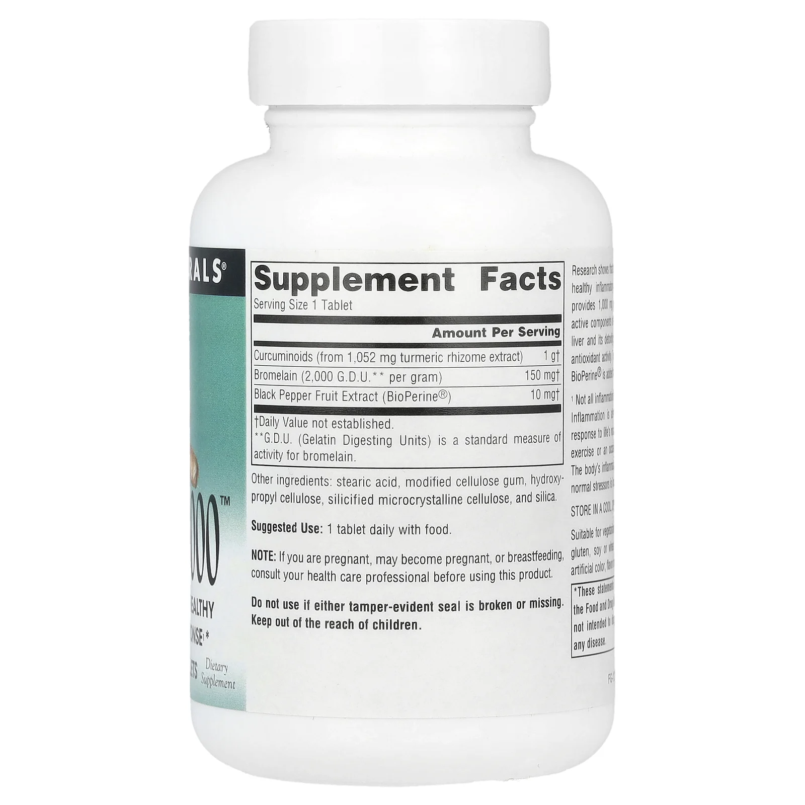 Source Naturals, Куркума 1000 ™, 1000 мг, 60 таблеток