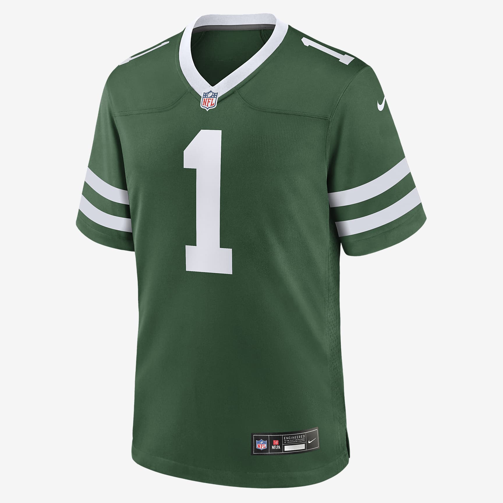 Garrett Wilson New York Jets Men's Nike NFL Game Football Jersey