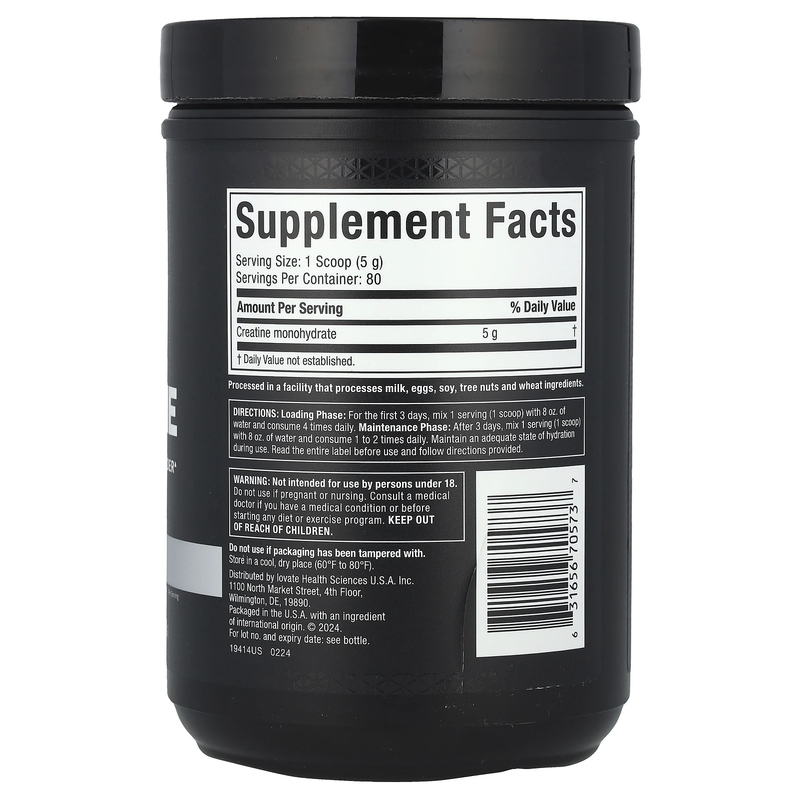 MuscleTech, Essential Series, Platinum 100%, креатин, без вкусовых добавок, 400 г (14,11 унции)