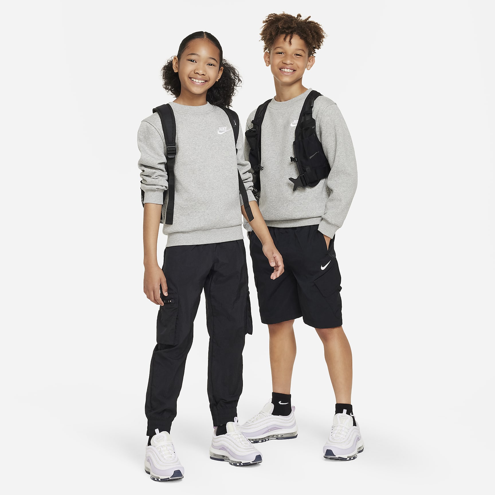 Nike Sportswear Club Fleece Big Kids' Sweatshirt