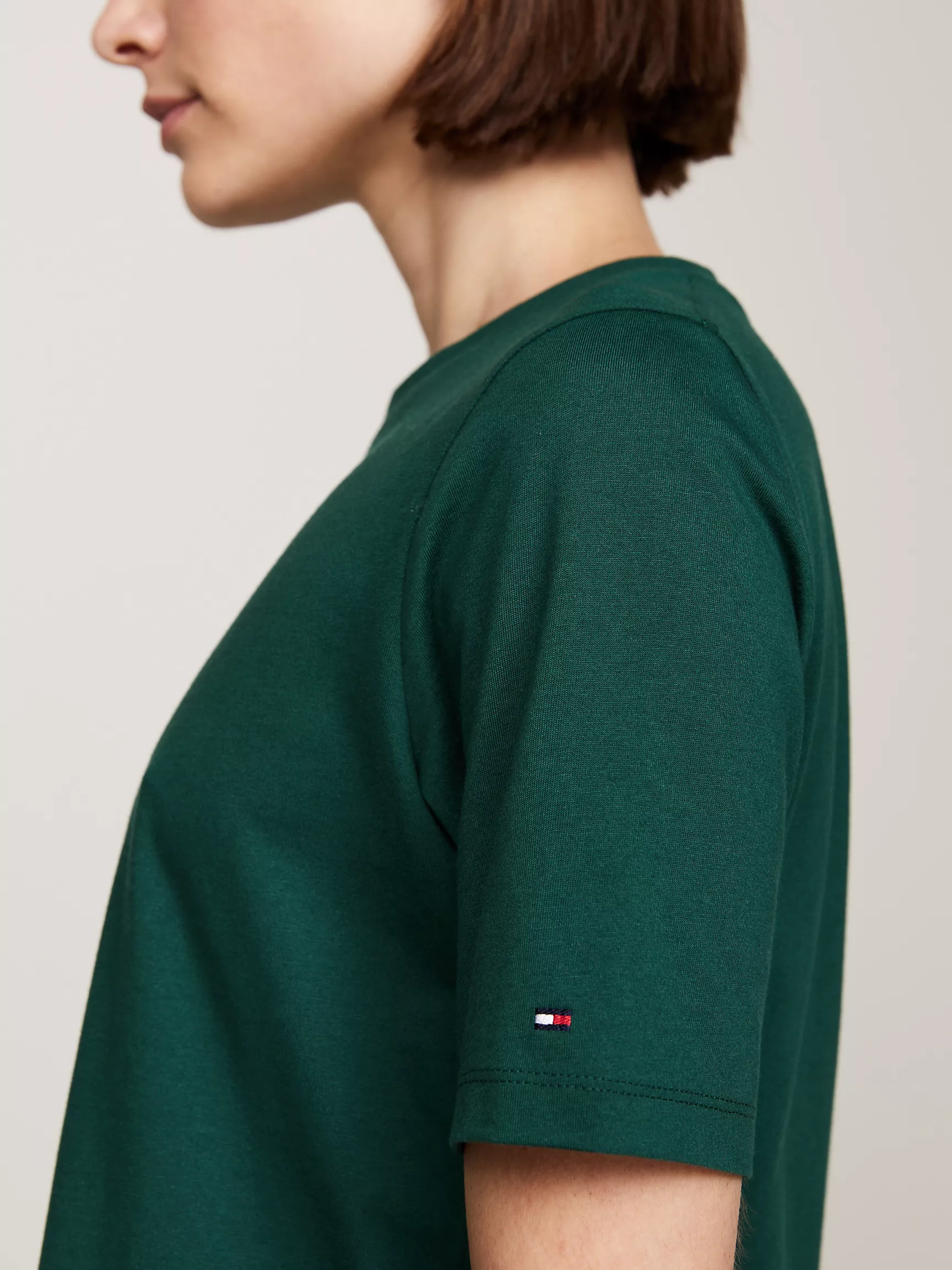 Женское платье Tommy Hilfiger, Морское платье-футболка с логотипом