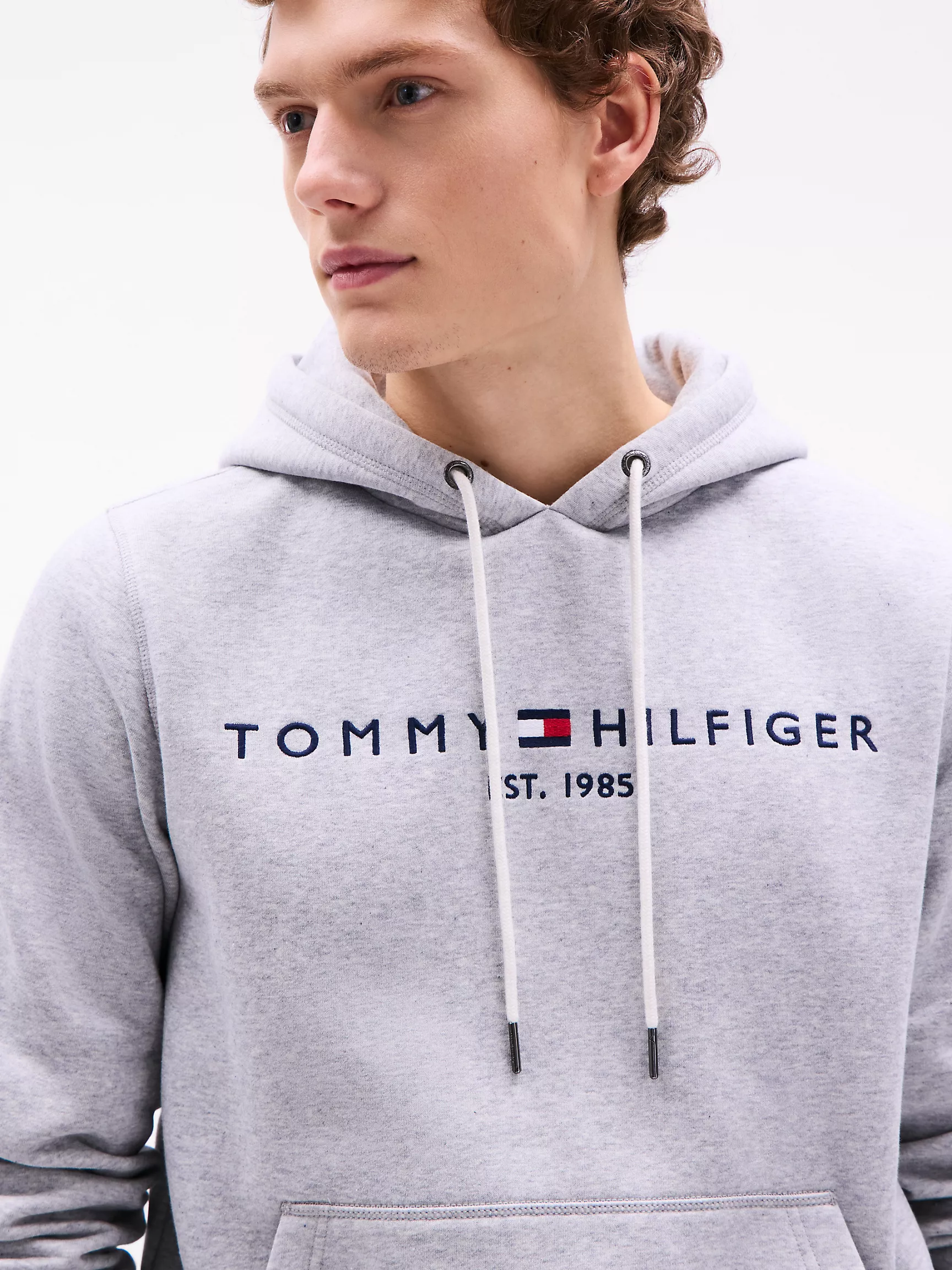 Мужское худи Tommy Hilfiger, Худи с вышитым логотипом Tommy