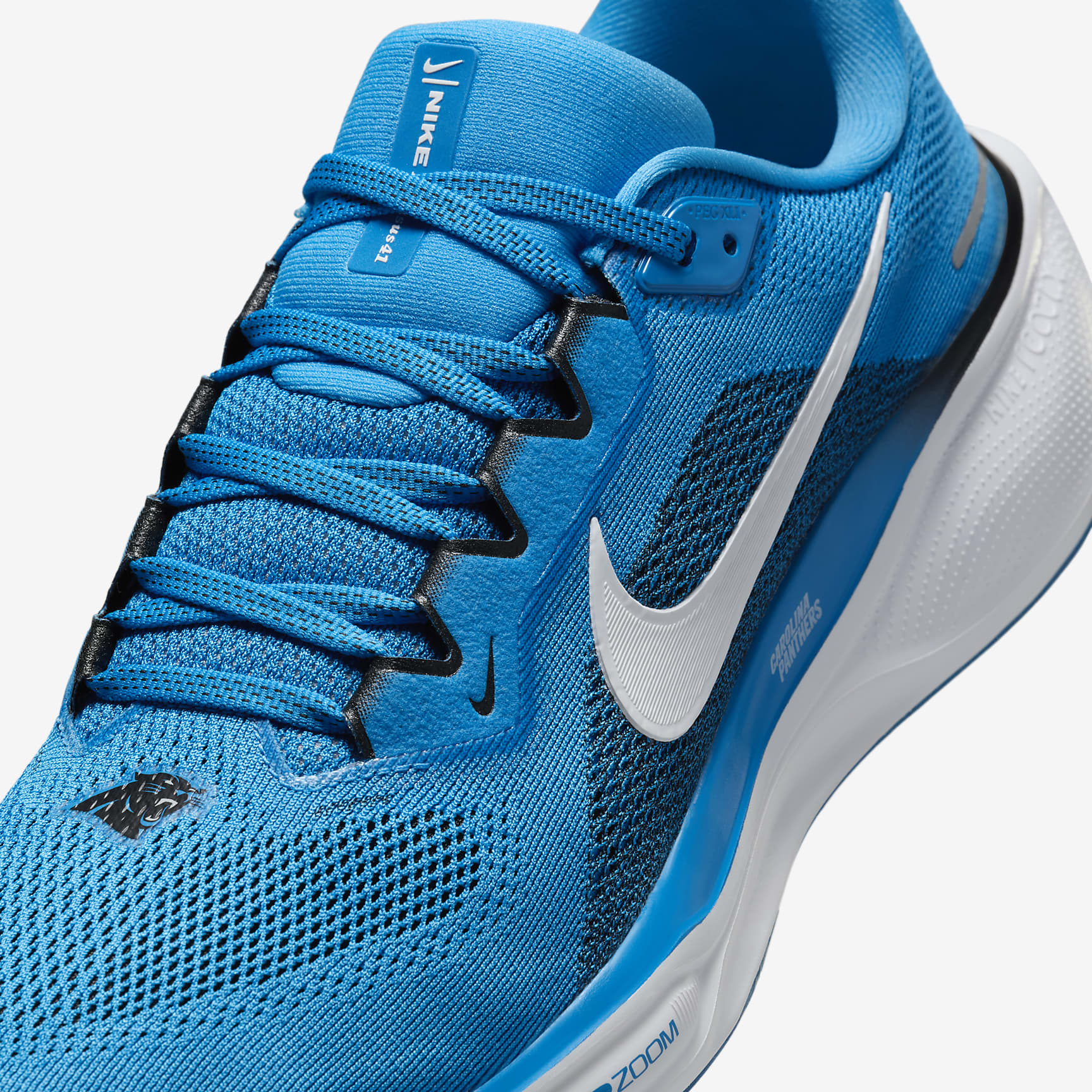 Nike Pegasus 41 NFL Carolina Panthers Men's Road Running Shoes