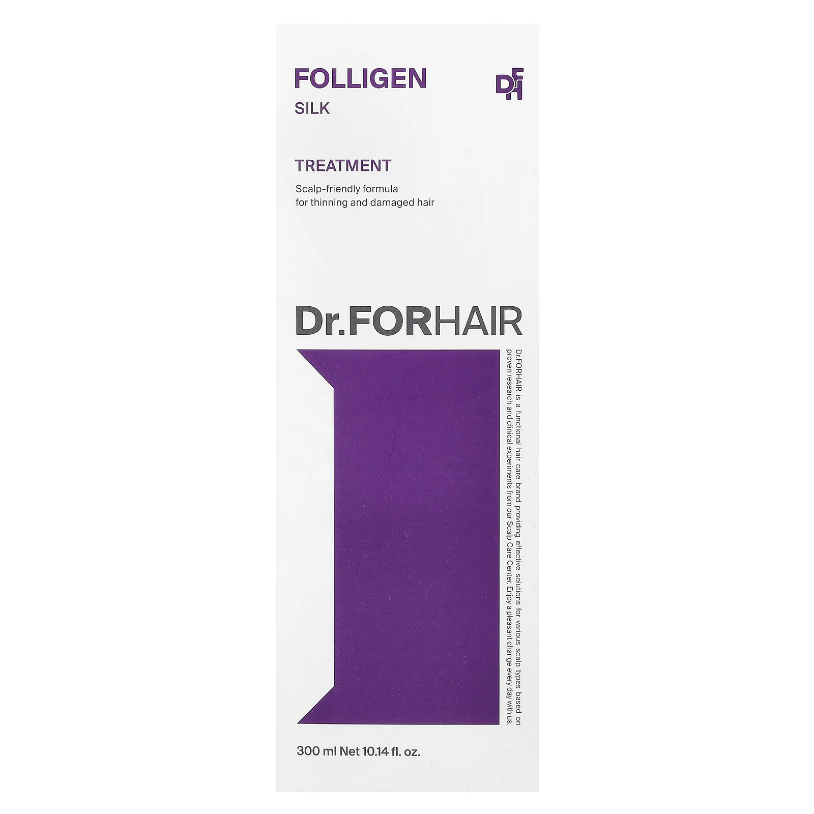 Dr.ForHair, Folligen Treatment, Silk, 300 мл (10,14 жидк. Унции)