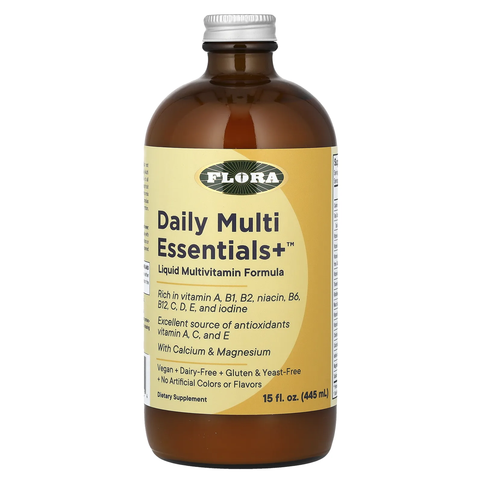 Flora, Daily Multi Essentials+, мультивитамины, 445 мл (15 жидк. унций)