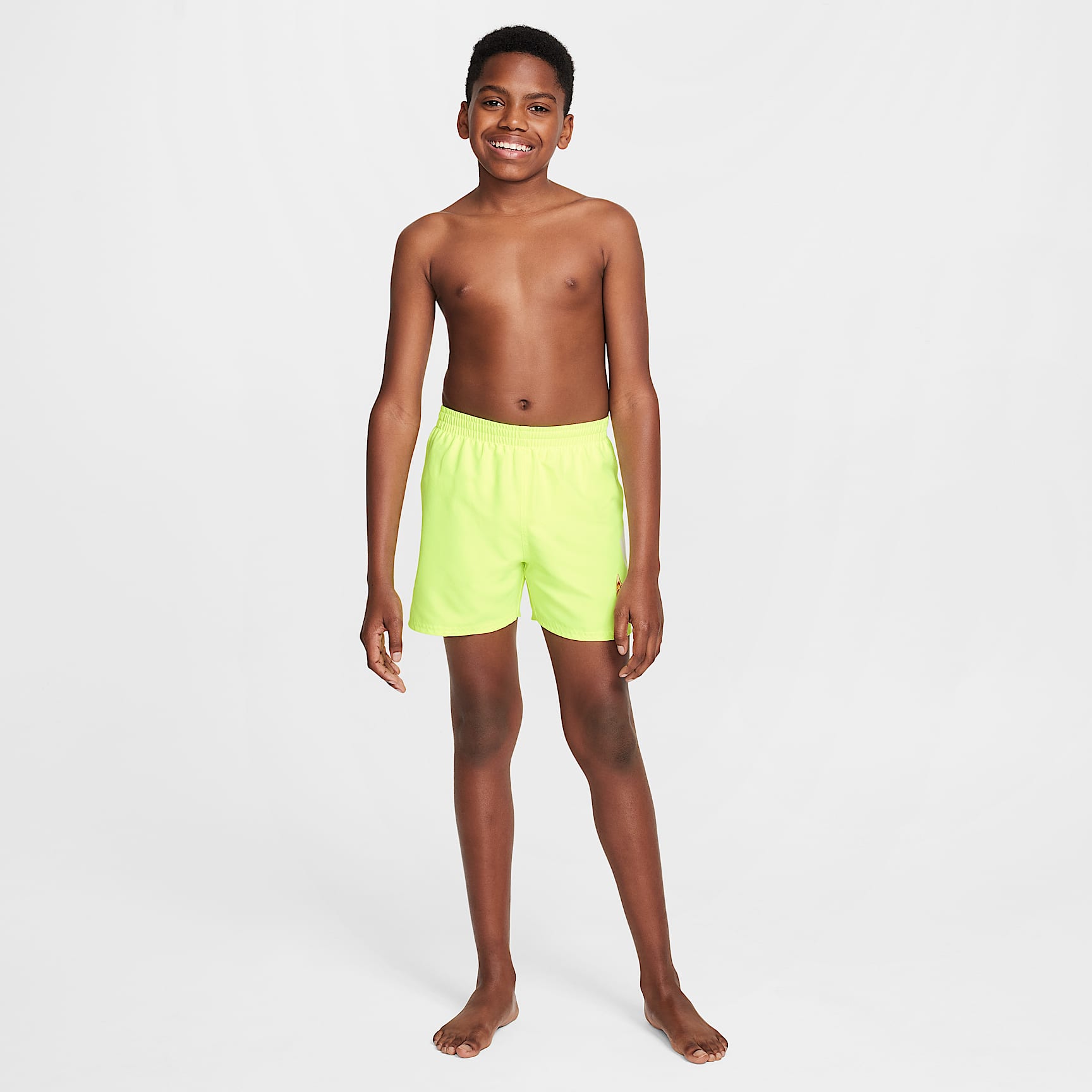 Nike Swim Breaker Big Kids' (Boys') 4" Brief-Lined Volley Shorts