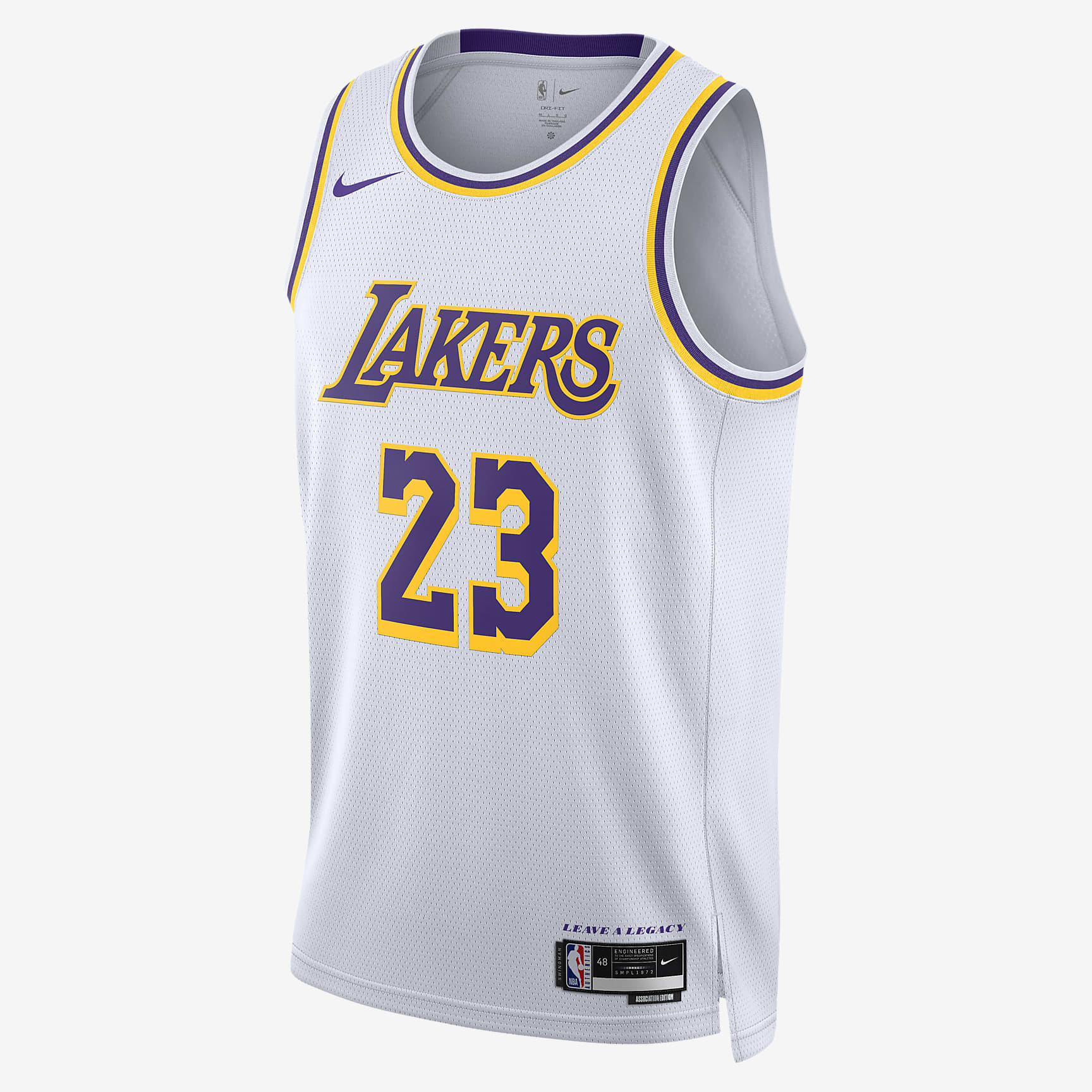 Los Angeles Lakers Association Edition 2022/23 Men's Nike Dri-FIT NBA Swingman Jersey
