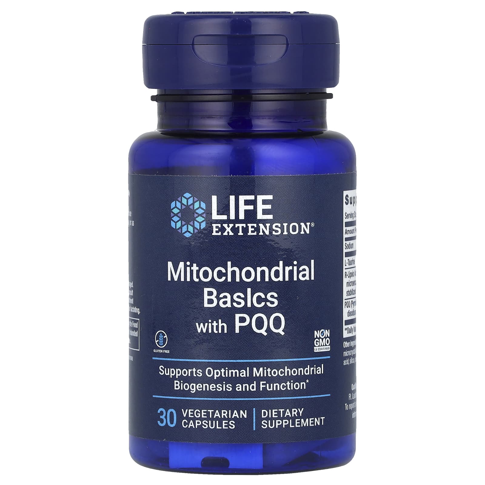 Life Extension, Mitochondrial Basics с PQQ, 30 капсул