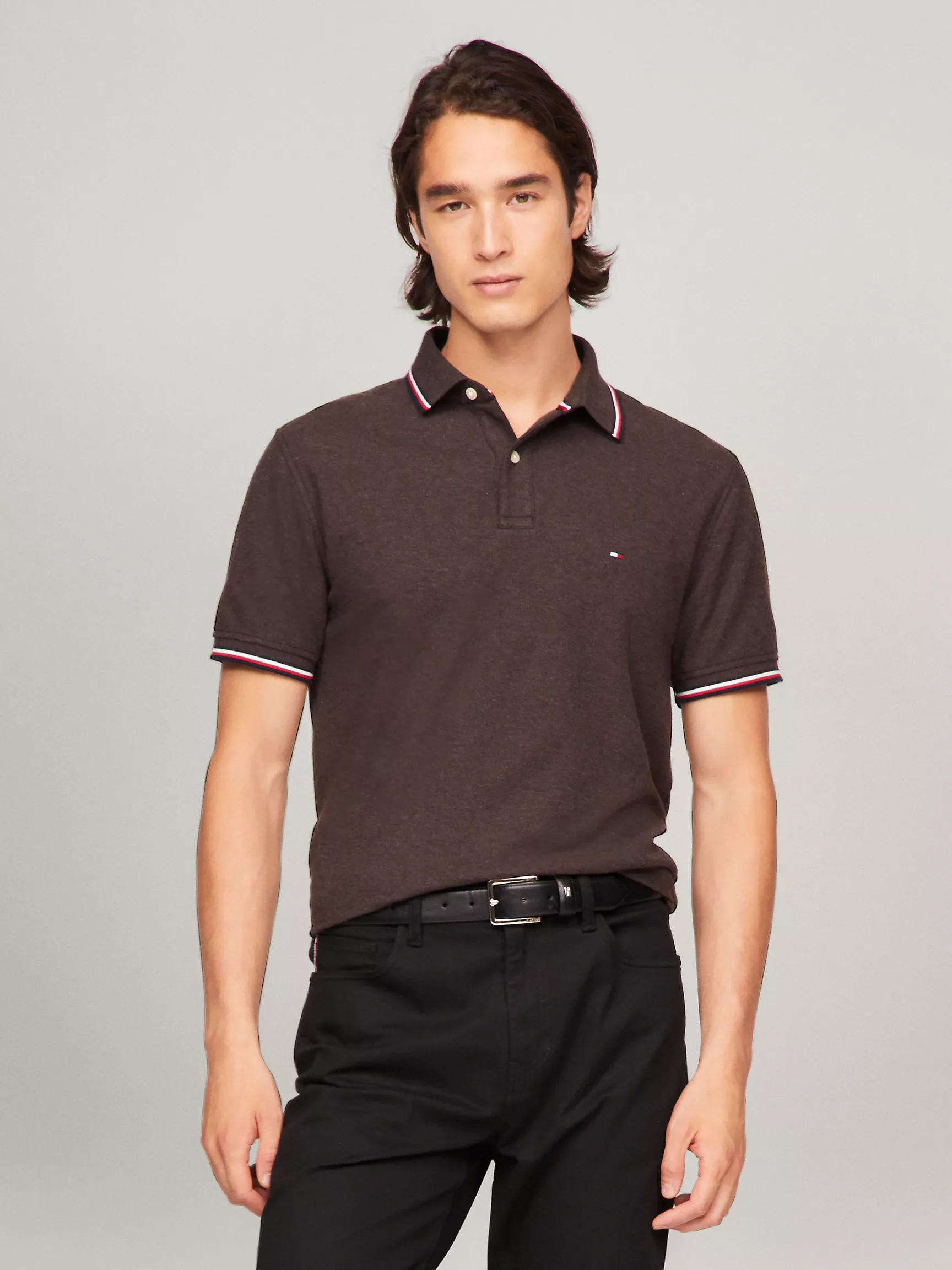 Мужское поло Tommy Hilfiger, Влагоотводящее поло Tommy стандартного кроя