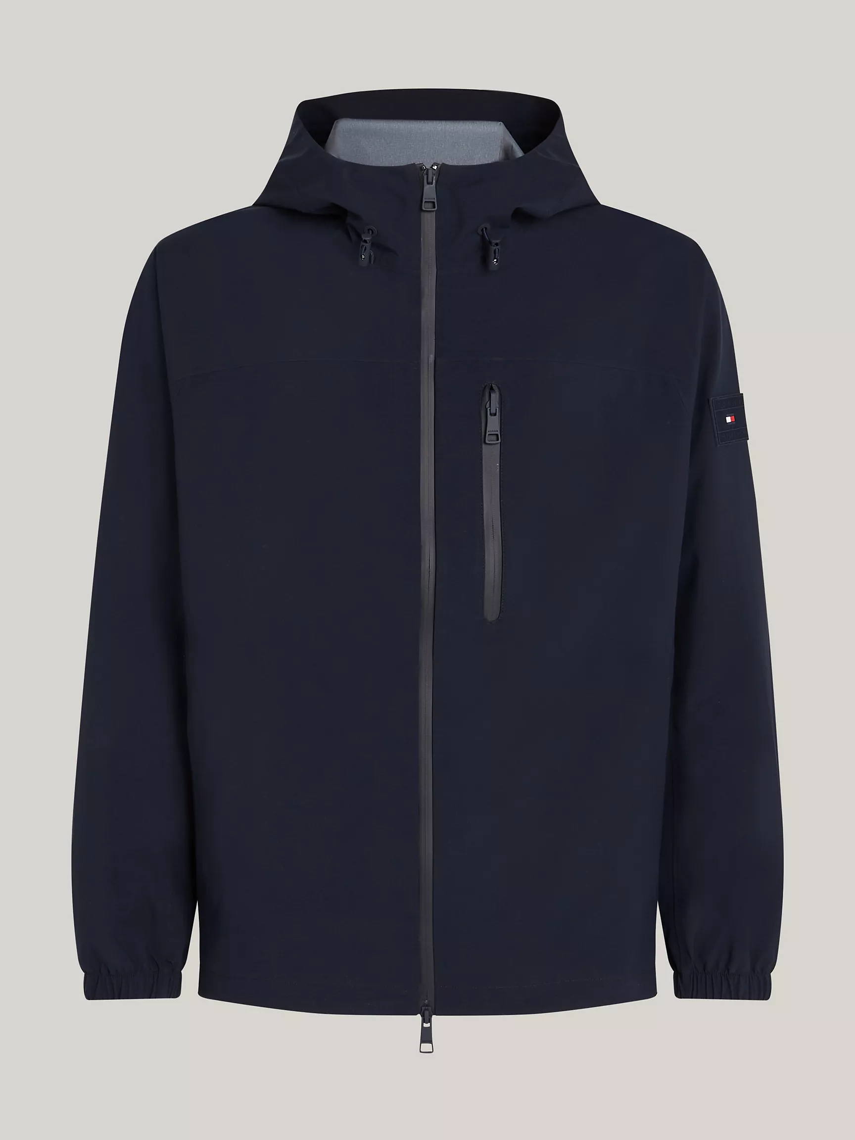 Мужская куртка Tommy Hilfiger, Технологичная водонепроницаемая ветровка с капюшоном