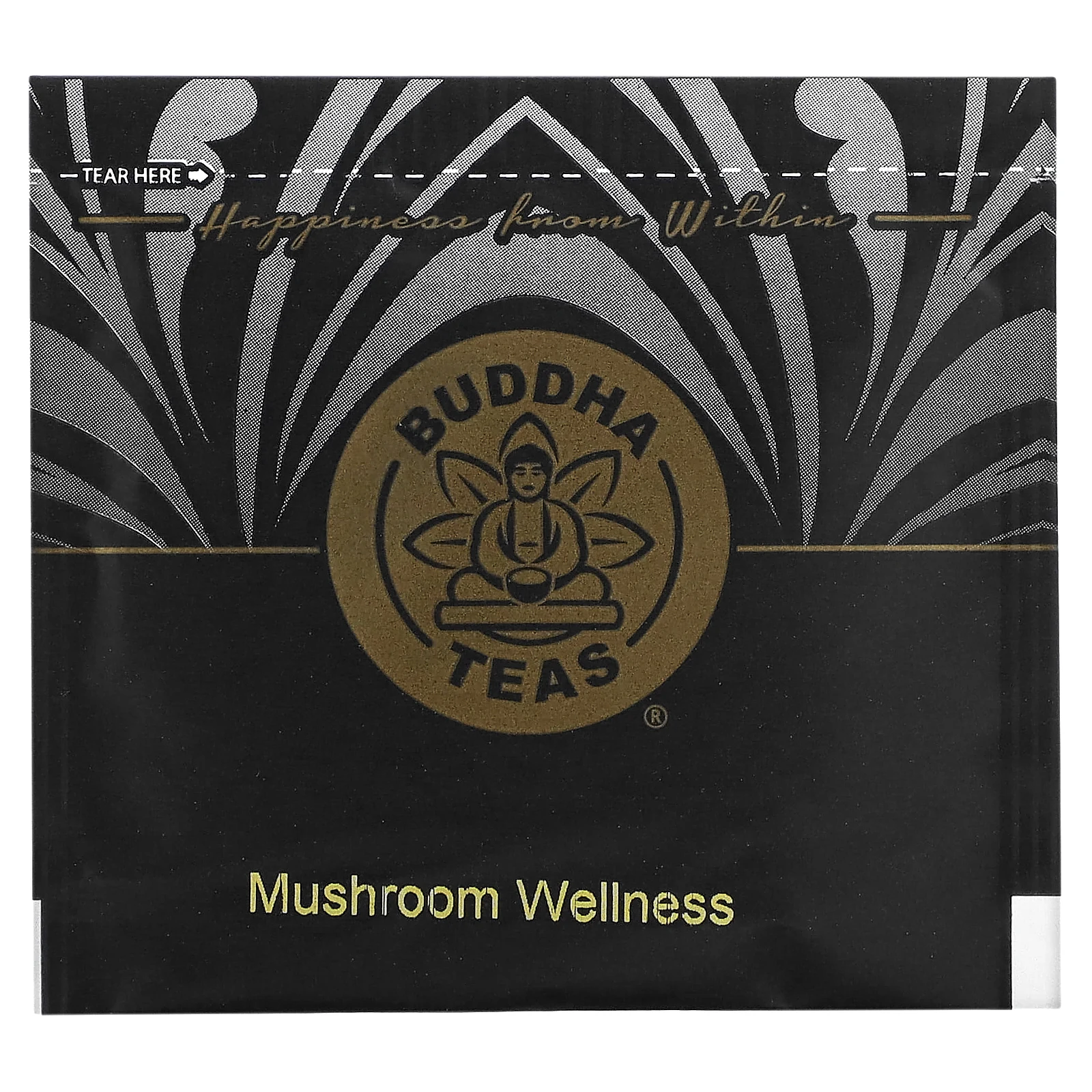 Buddha Teas, органический травяной чай, смесь грибов для хорошего самочувствия, без кофеина, 18 чайных пакетиков, 32 г (1,14 унции)