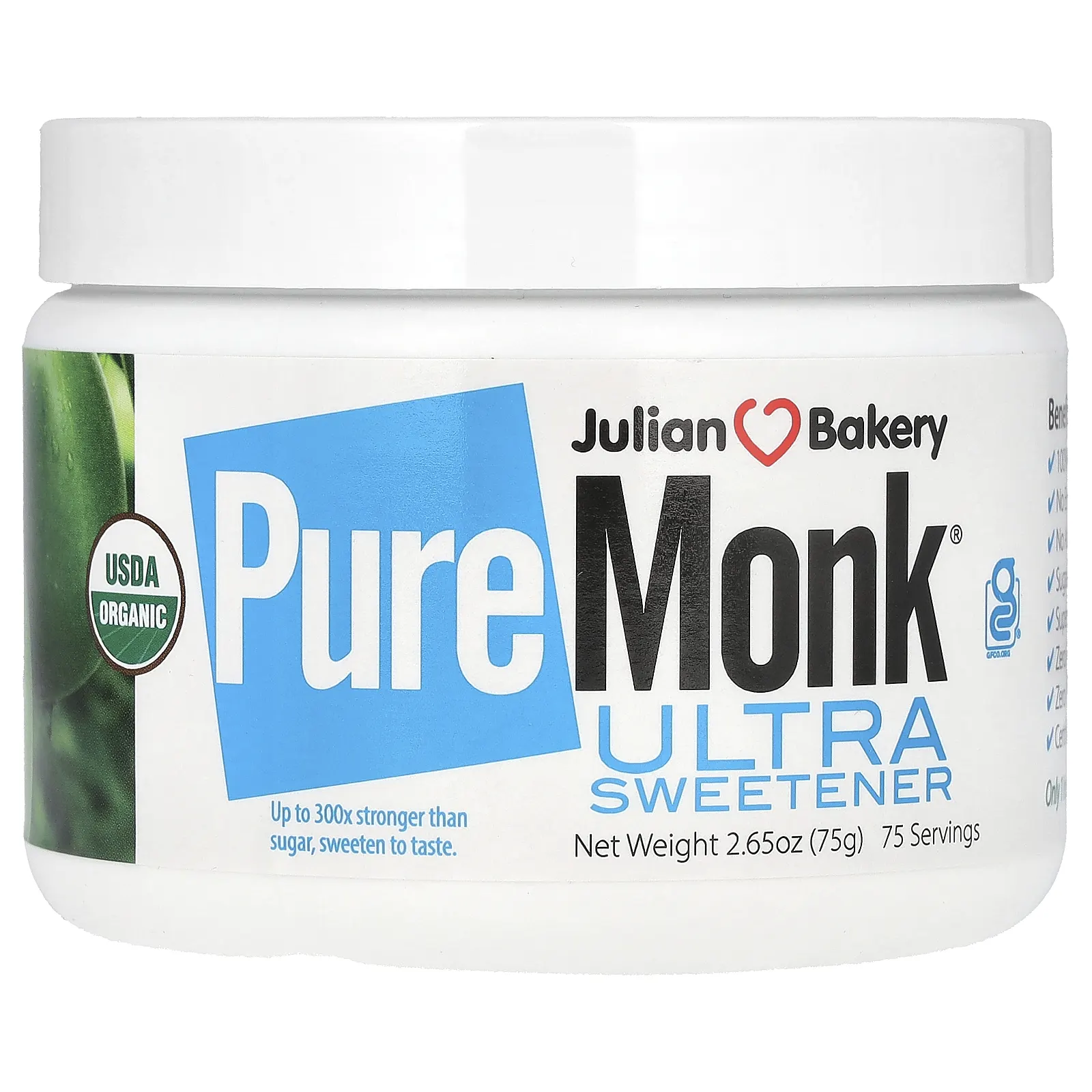Julian Bakery, Pure Monk Ultra, 75 г (2,65 унции)