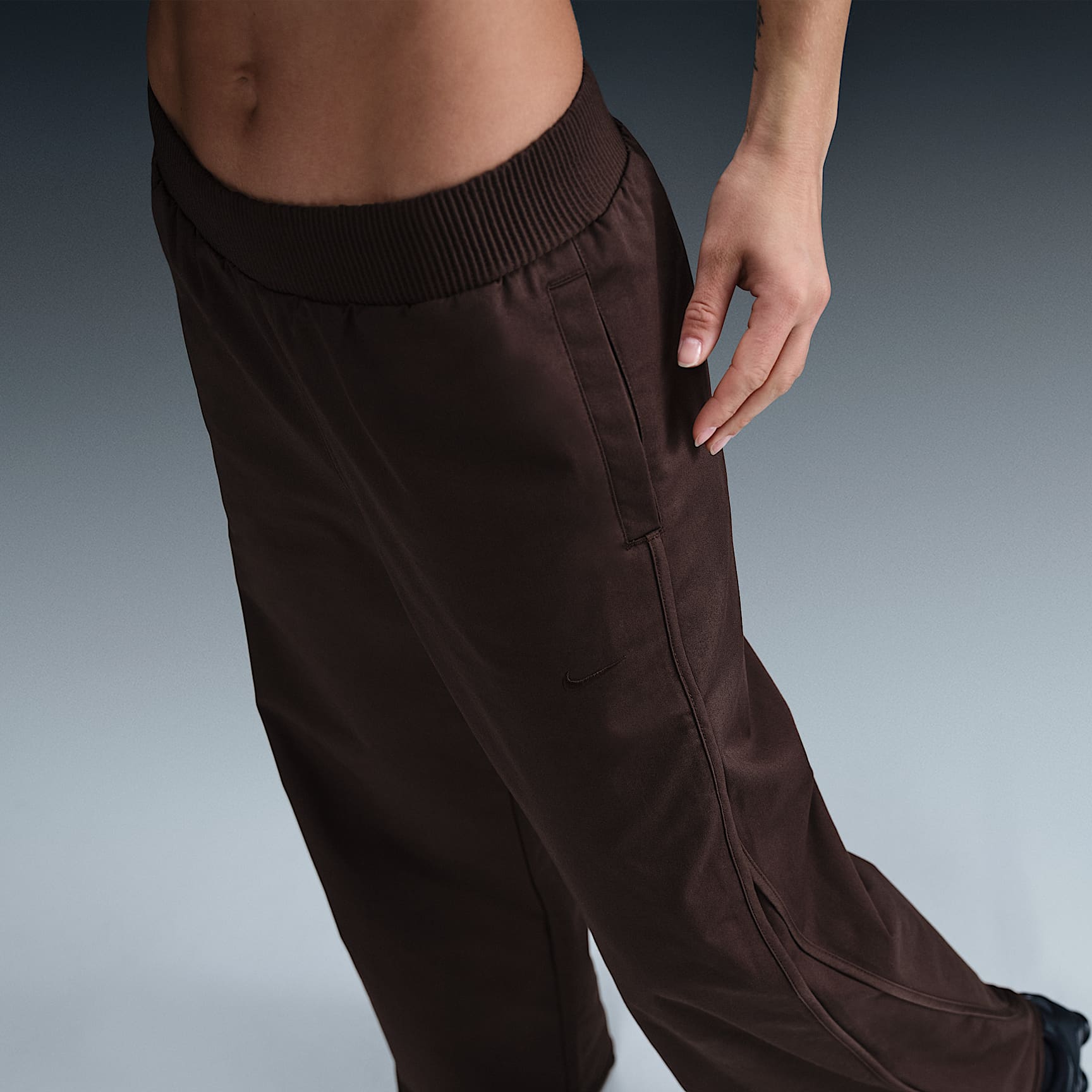 Nike Sportswear Collection Women's Mid-Rise Twill Track Pants