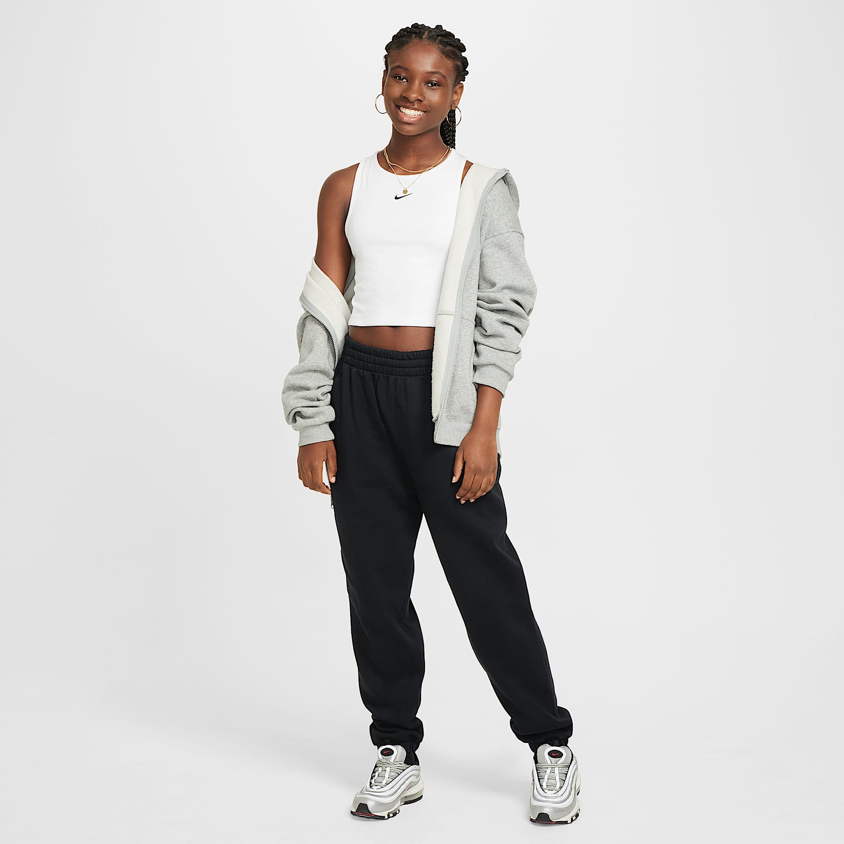 Nike Sportswear Girls' Ribbed Tank Top