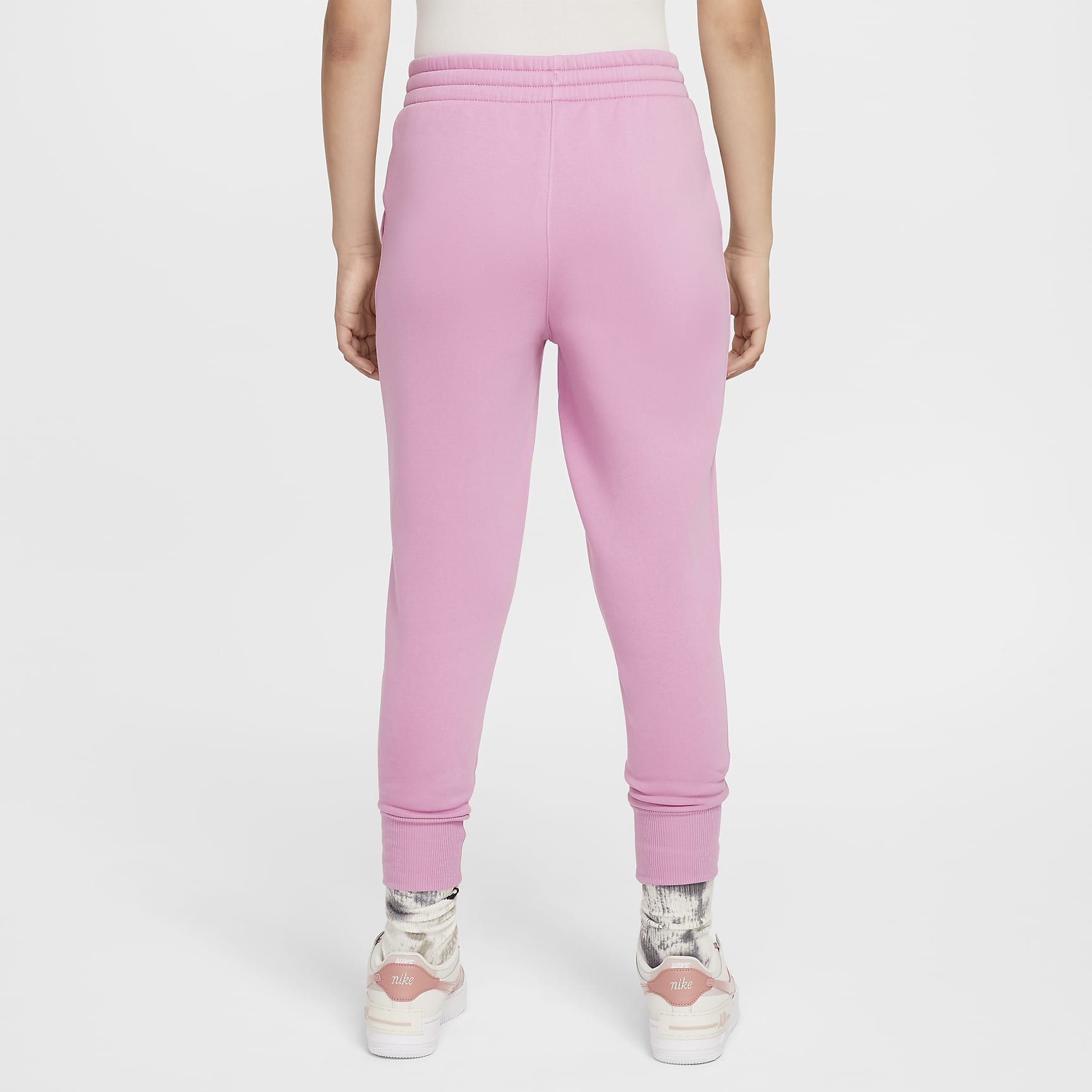 Nike Sportswear Club Fleece Big Kids' (Girls') High-Waisted Fitted Pants