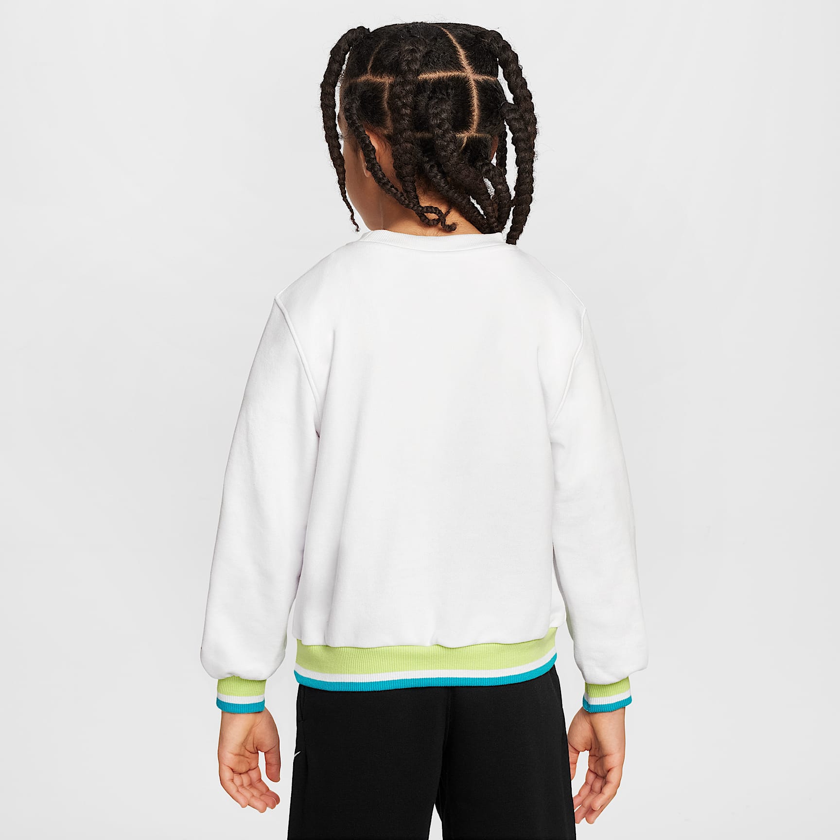 Nike Sportswear "Outside the Lines" Little Kids' French Terry Crew Top